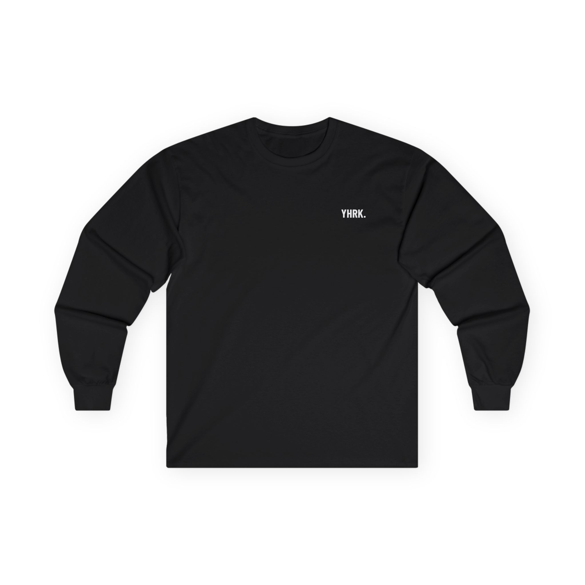 Minimal 'YHKK.' Chest Logo Long Sleeve Tee - Image 2