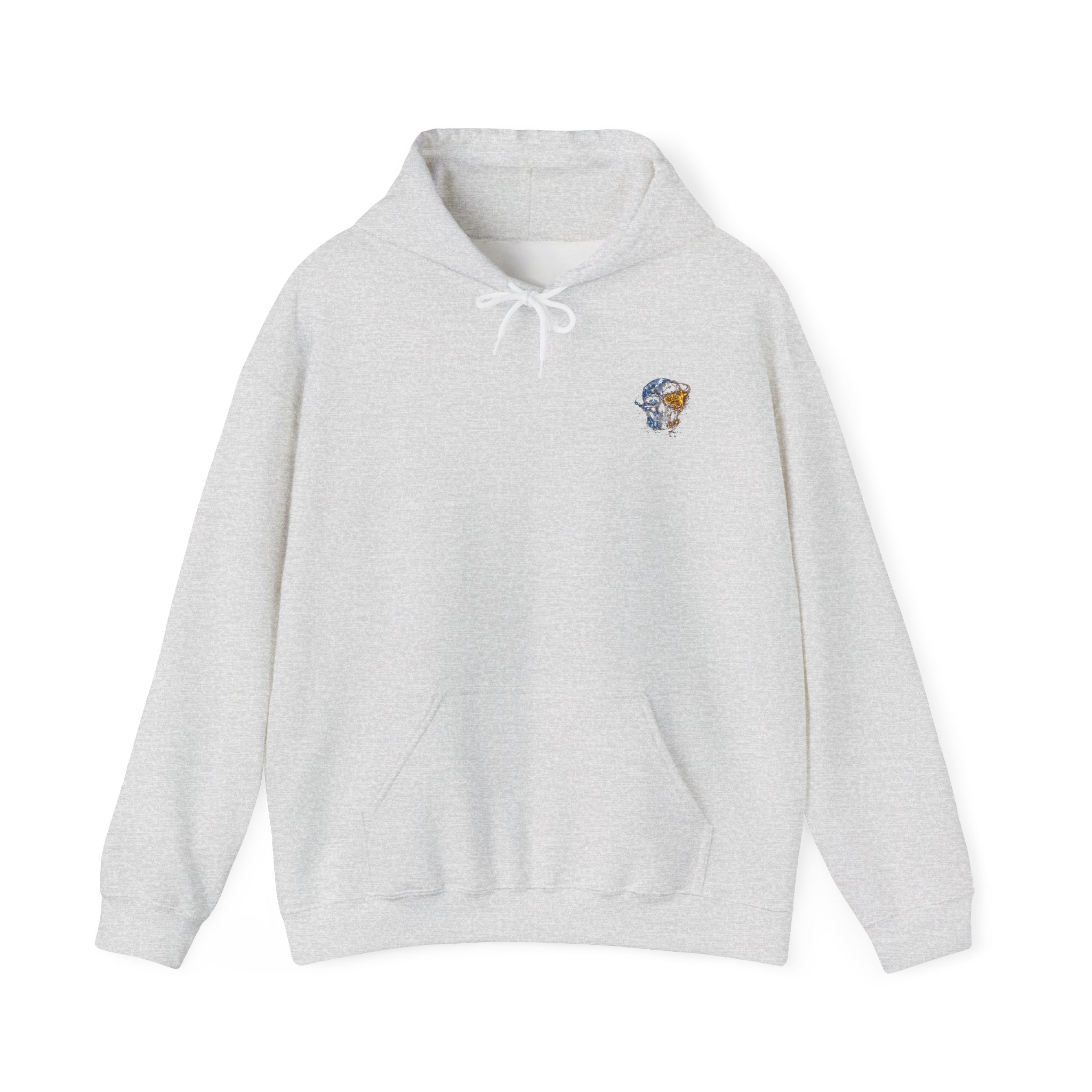 Mini Vintage Skate Skull Hoodie – Small Chest Graphic Pullover - Image 5