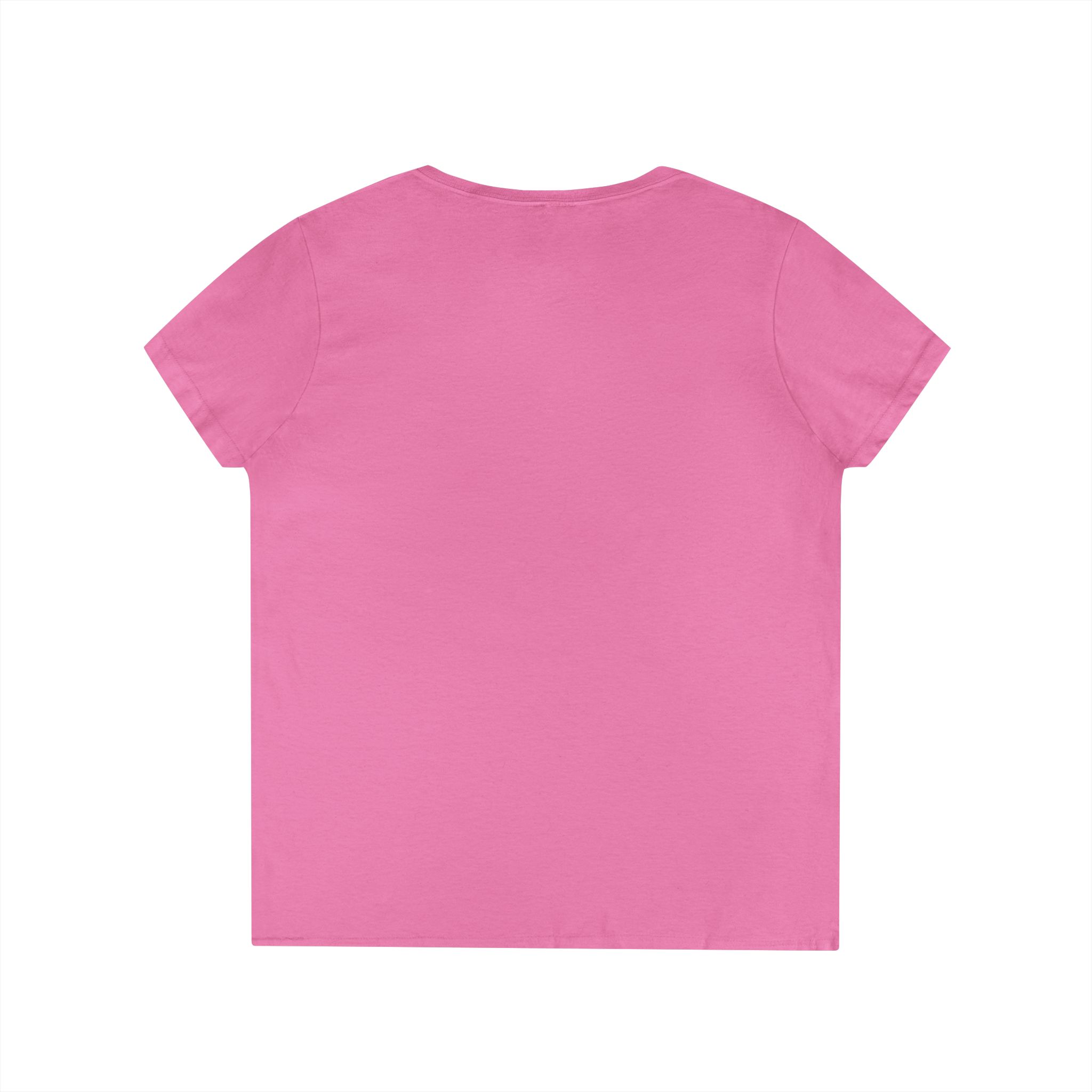 Mini Floral Skull V-Neck Tee — Women's Casual Graphic T-Shirt - Image 36
