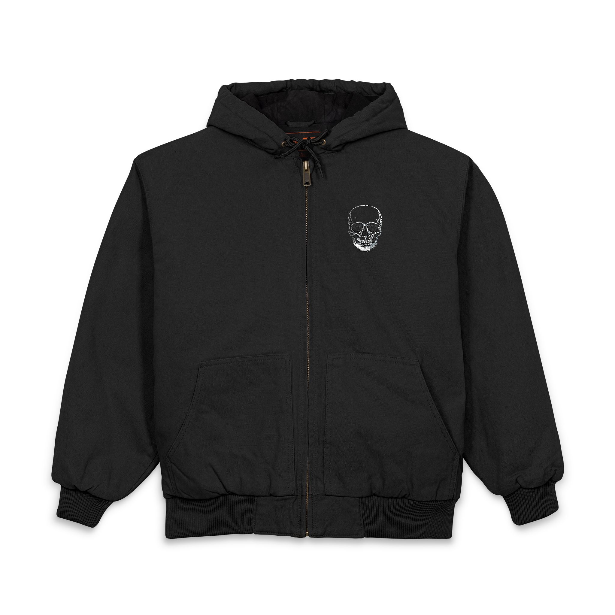 Jacket – with Small Chest Skull Patch - Image 2