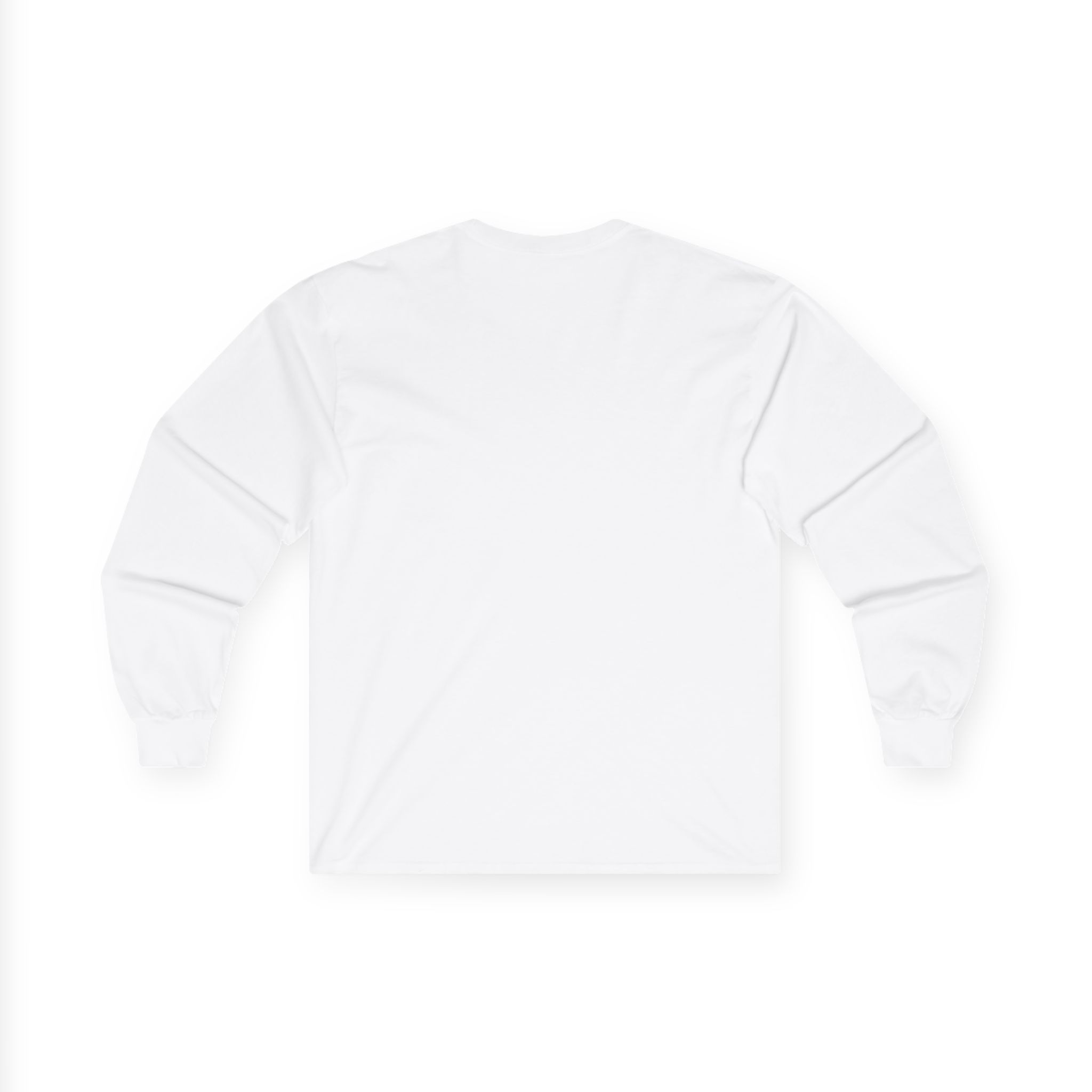 Skull Moon Long Sleeve Tee — Split Skull & Floral Moon Graphic - Image 3