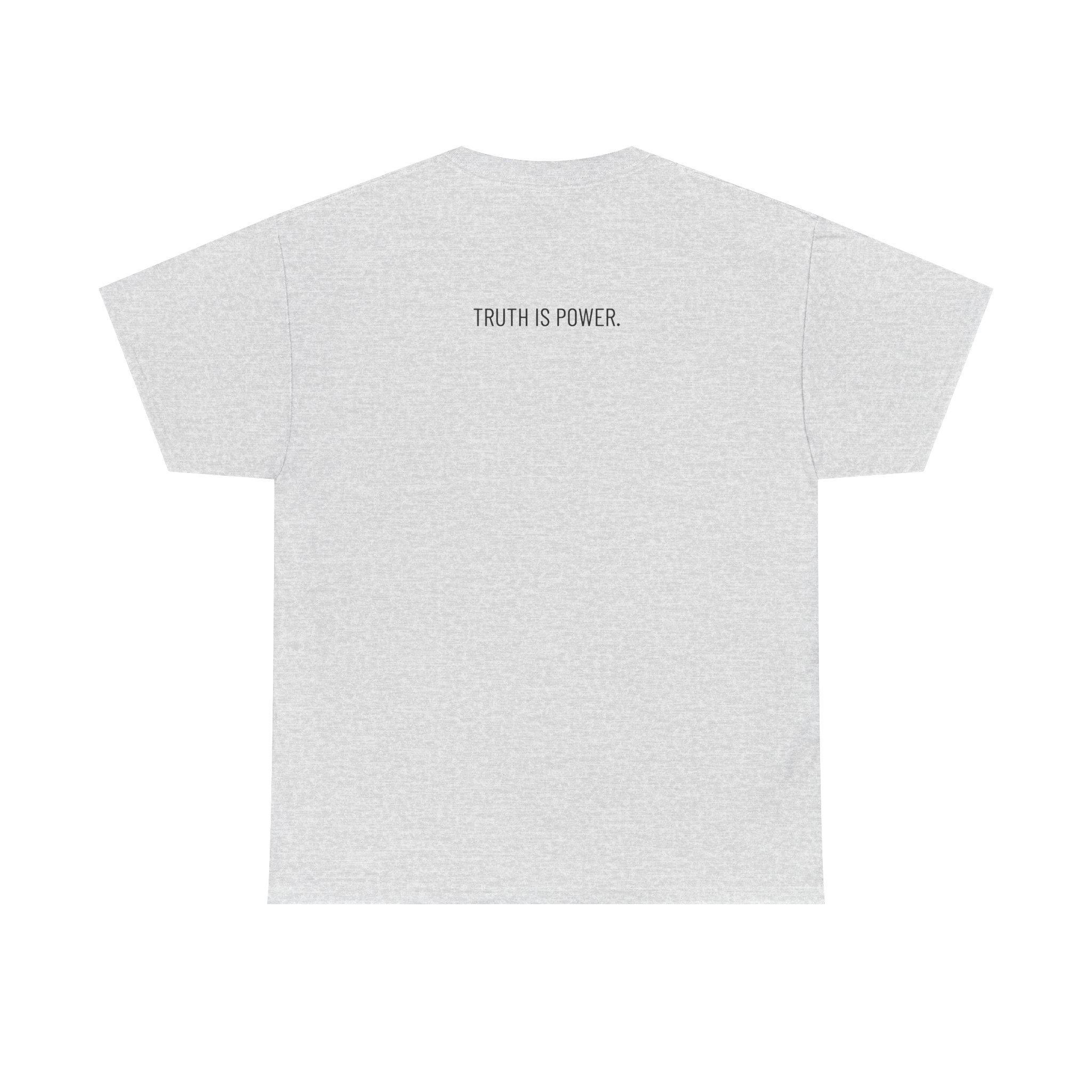 Skull Split Graphic Tee – “Truth Is Power” Statement T-Shirt - Image 7