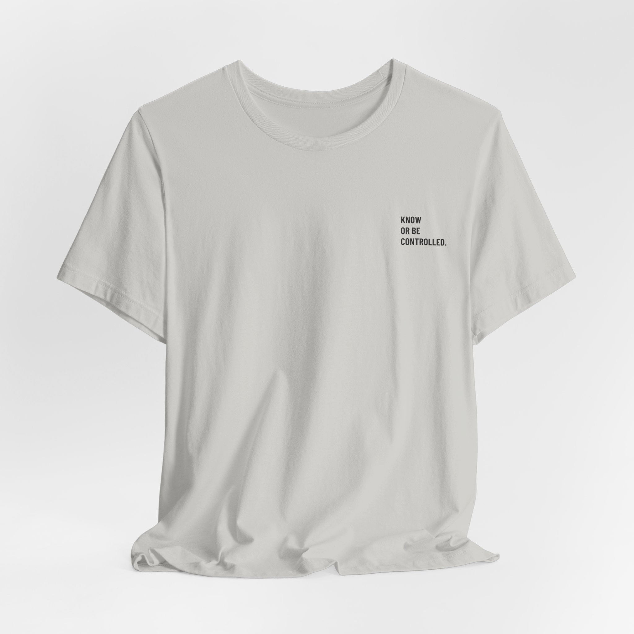 Minimalist Chest Script Tee — 'Kinda Out Of Control' Casual Graphic T‑Shirt - Image 29
