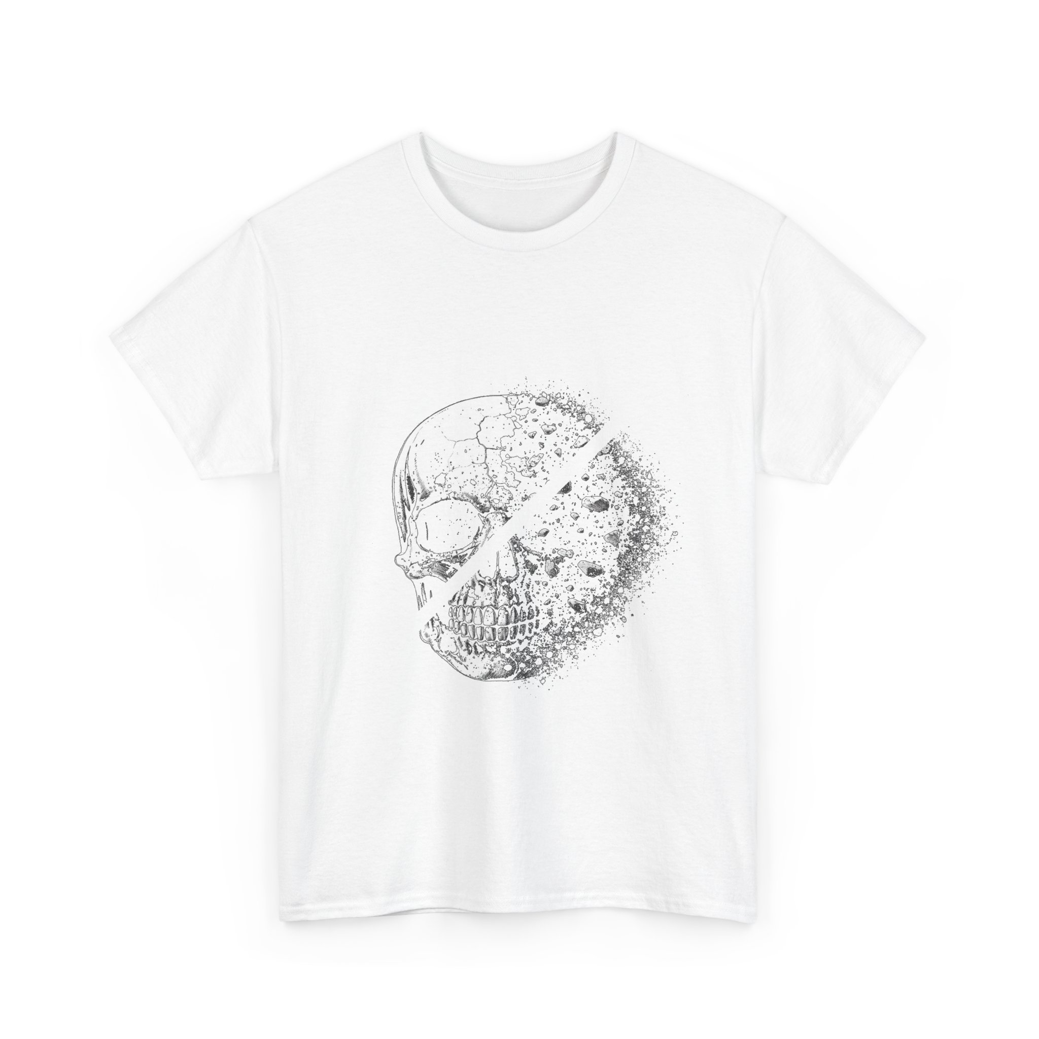 Skull Split Graphic Tee – “Truth Is Power” Statement T-Shirt - Image 4