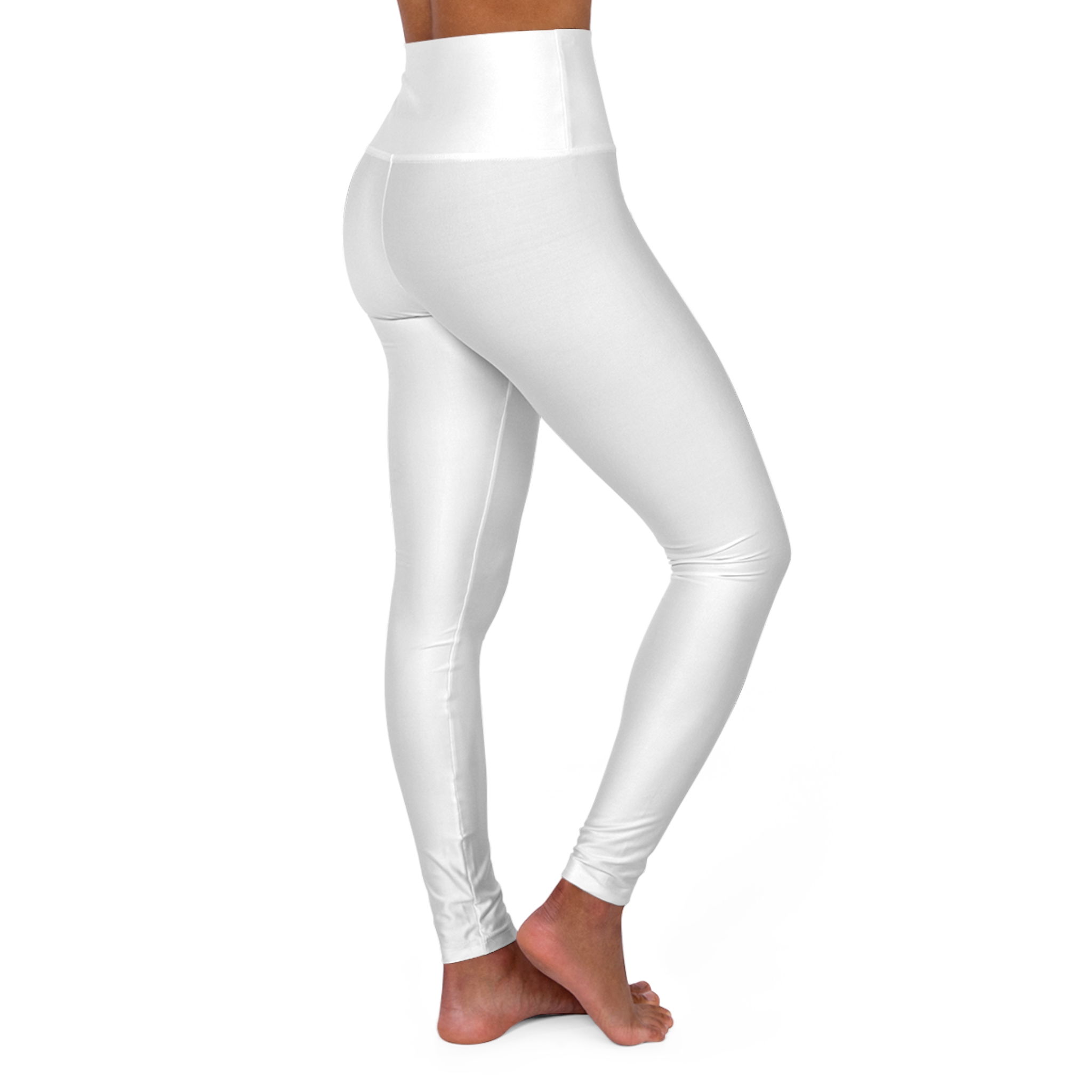High-Waisted Yoga Leggings — All-Over Print Athletic Leggings - Image 5