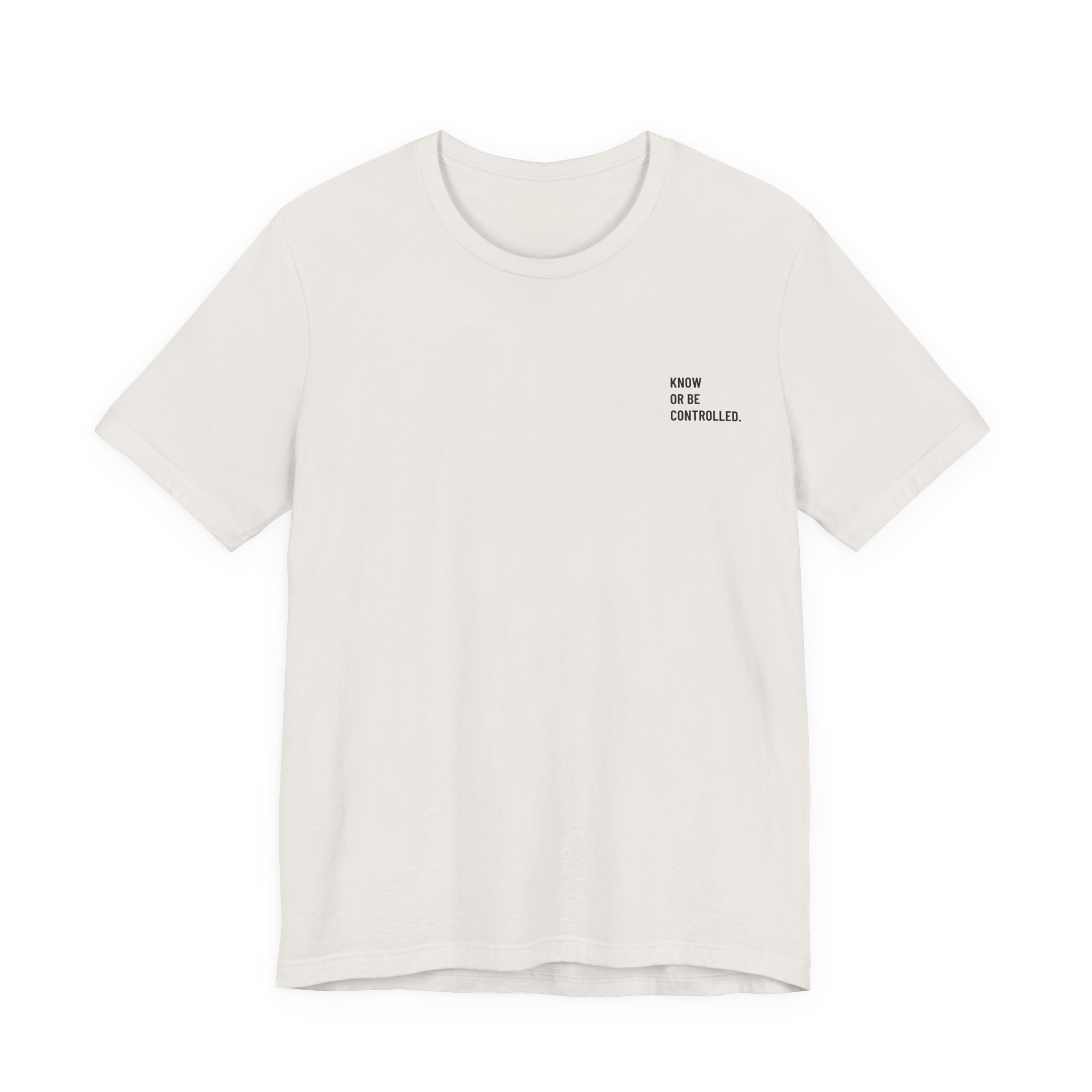 Minimalist Chest Script Tee — 'Kinda Out Of Control' Casual Graphic T‑Shirt - Image 22