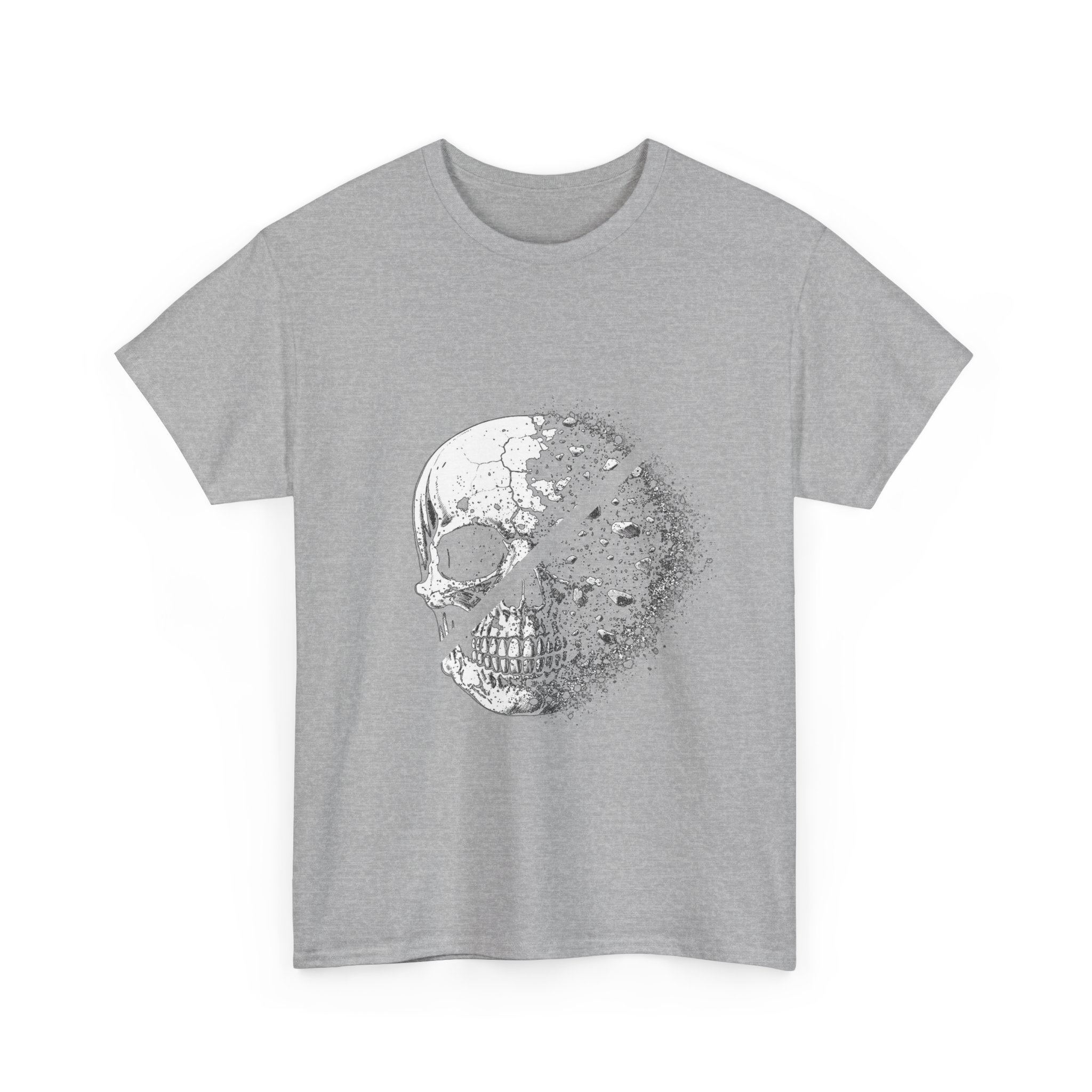 Skull Split Graphic Tee – “Truth Is Power” Statement T-Shirt - Image 24