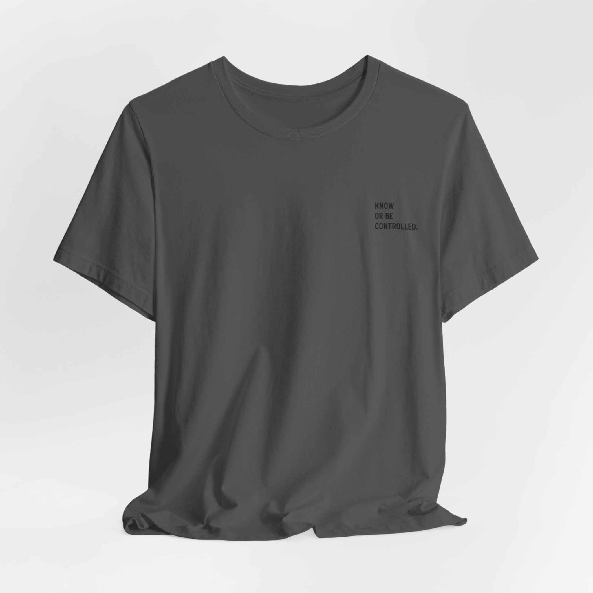 Minimalist Chest Script Tee — 'Kinda Out Of Control' Casual Graphic T‑Shirt - Image 49