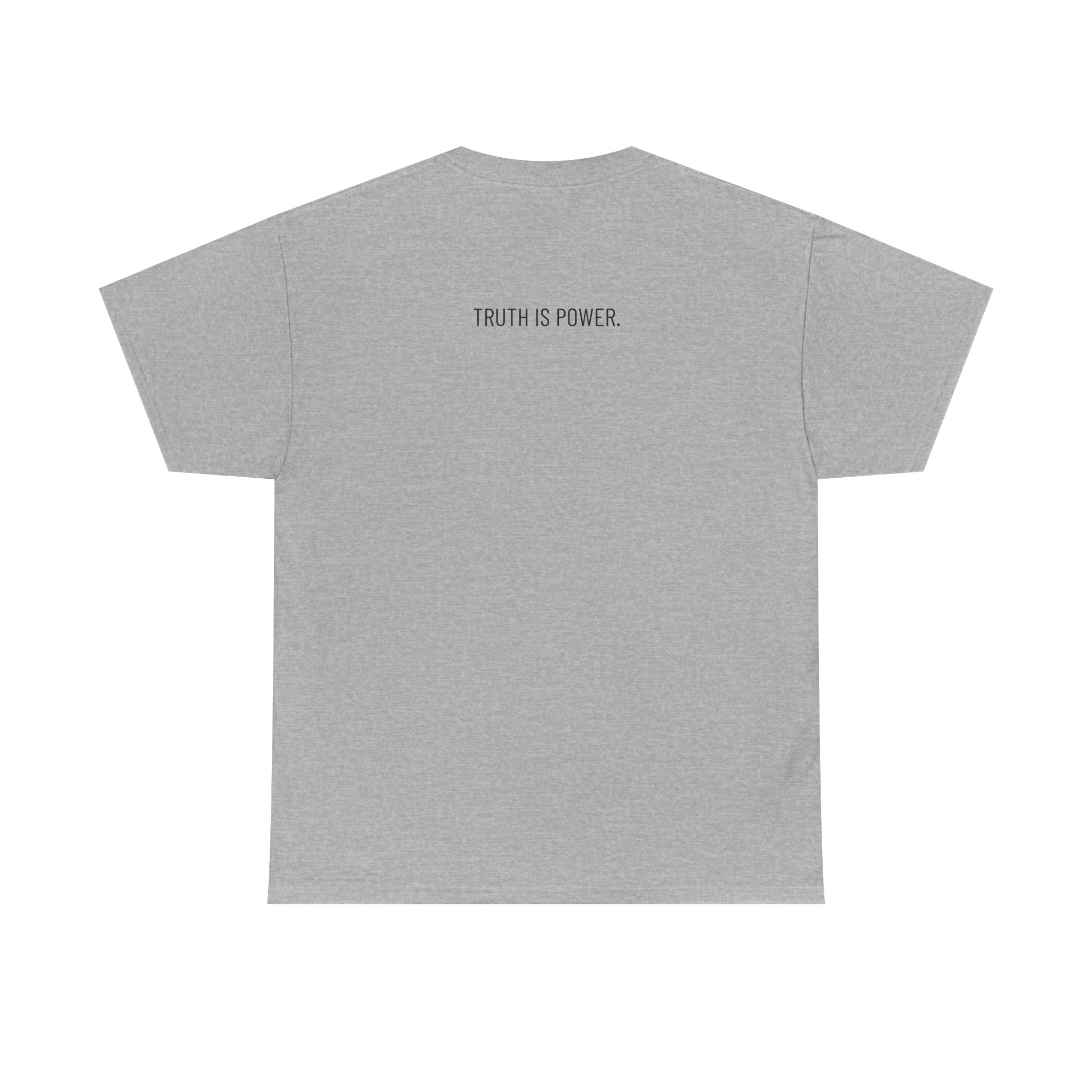 Skull Split Graphic Tee – “Truth Is Power” Statement T-Shirt - Image 23