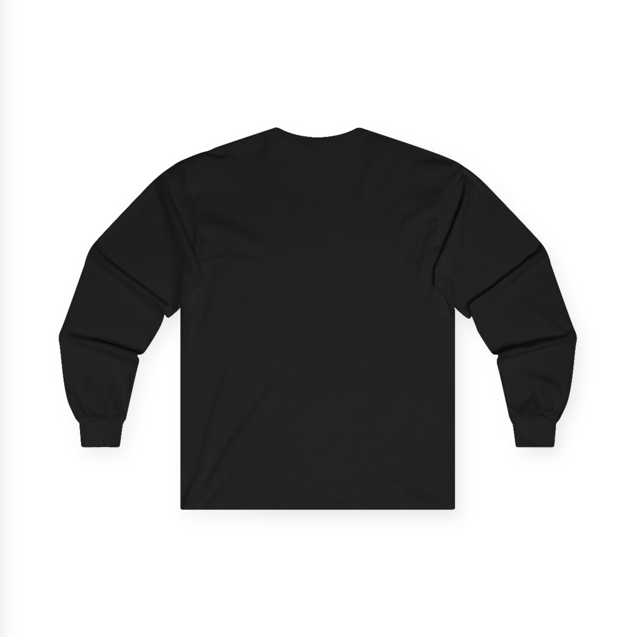 Skull Moon Long Sleeve Tee — Split Skull & Floral Moon Graphic - Image 9
