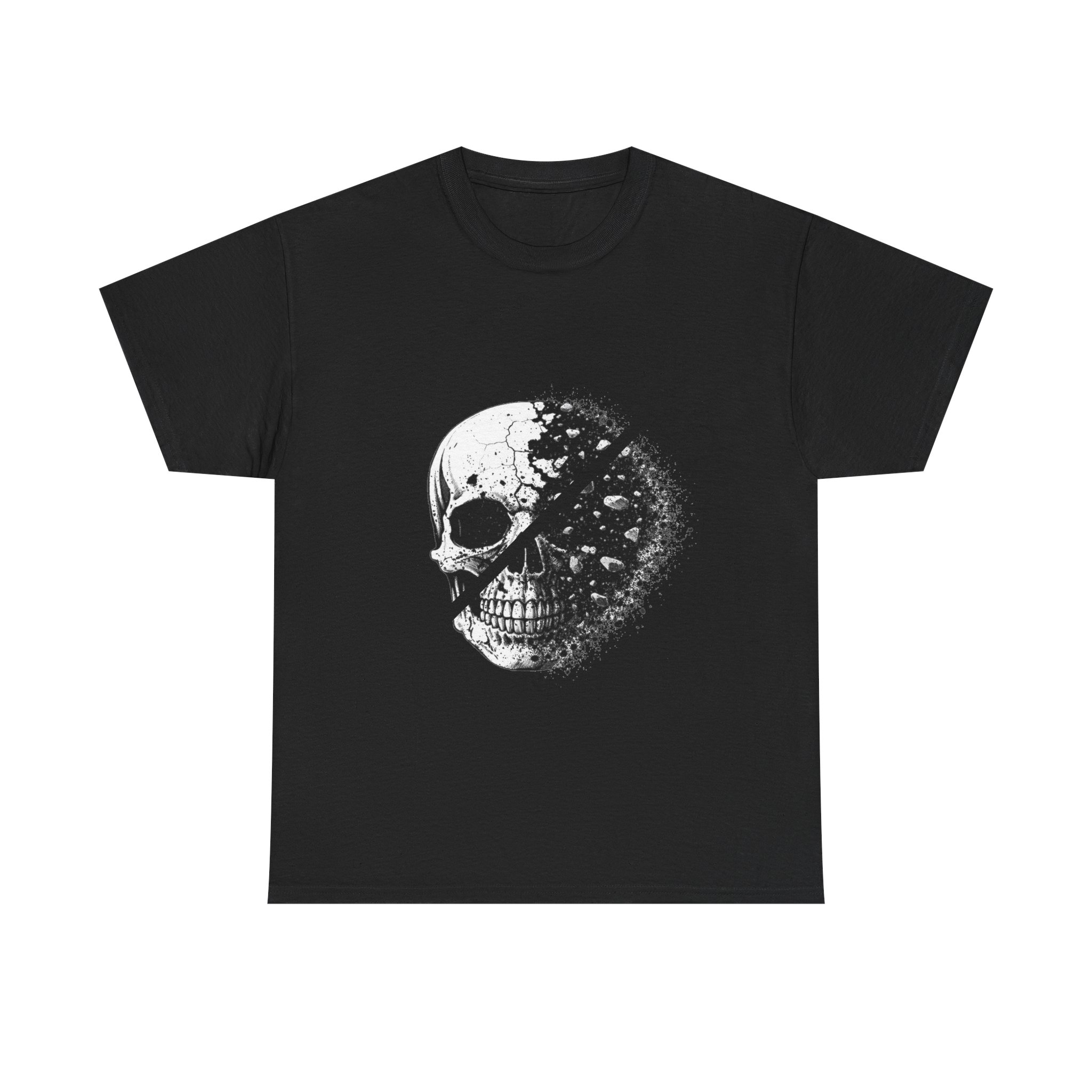 Skull Split Graphic Tee – “Truth Is Power” Statement T-Shirt - Image 14