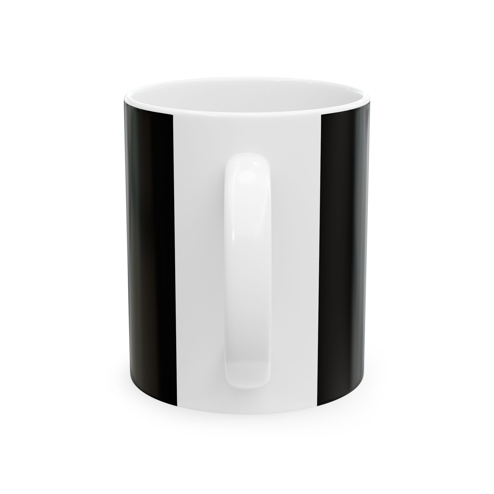Skull Eclipse Ceramic Mug — Half Skull, Half Moon Gothic Coffee Cup (11oz/15oz) - Image 3