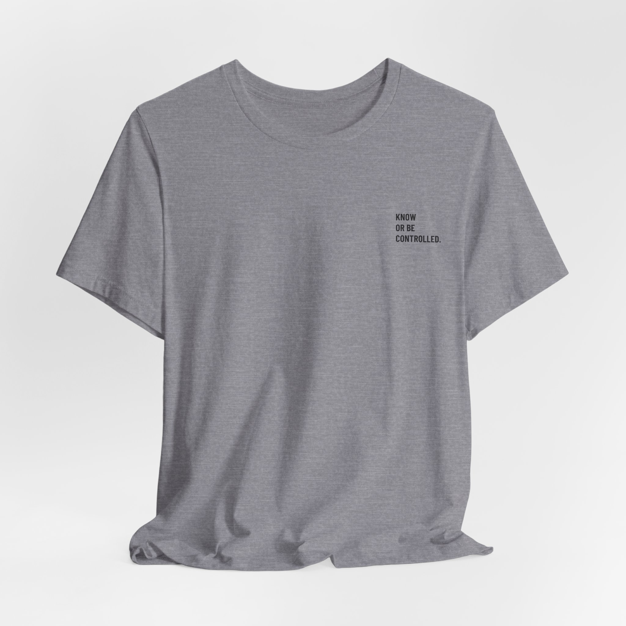 Minimalist Chest Script Tee — 'Kinda Out Of Control' Casual Graphic T‑Shirt - Image 45