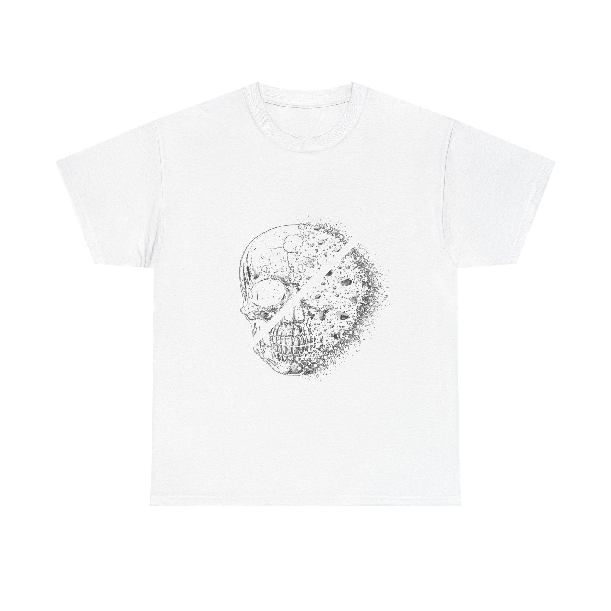 Skull Split Graphic Tee – “Truth Is Power” Statement T-Shirt - Image 2
