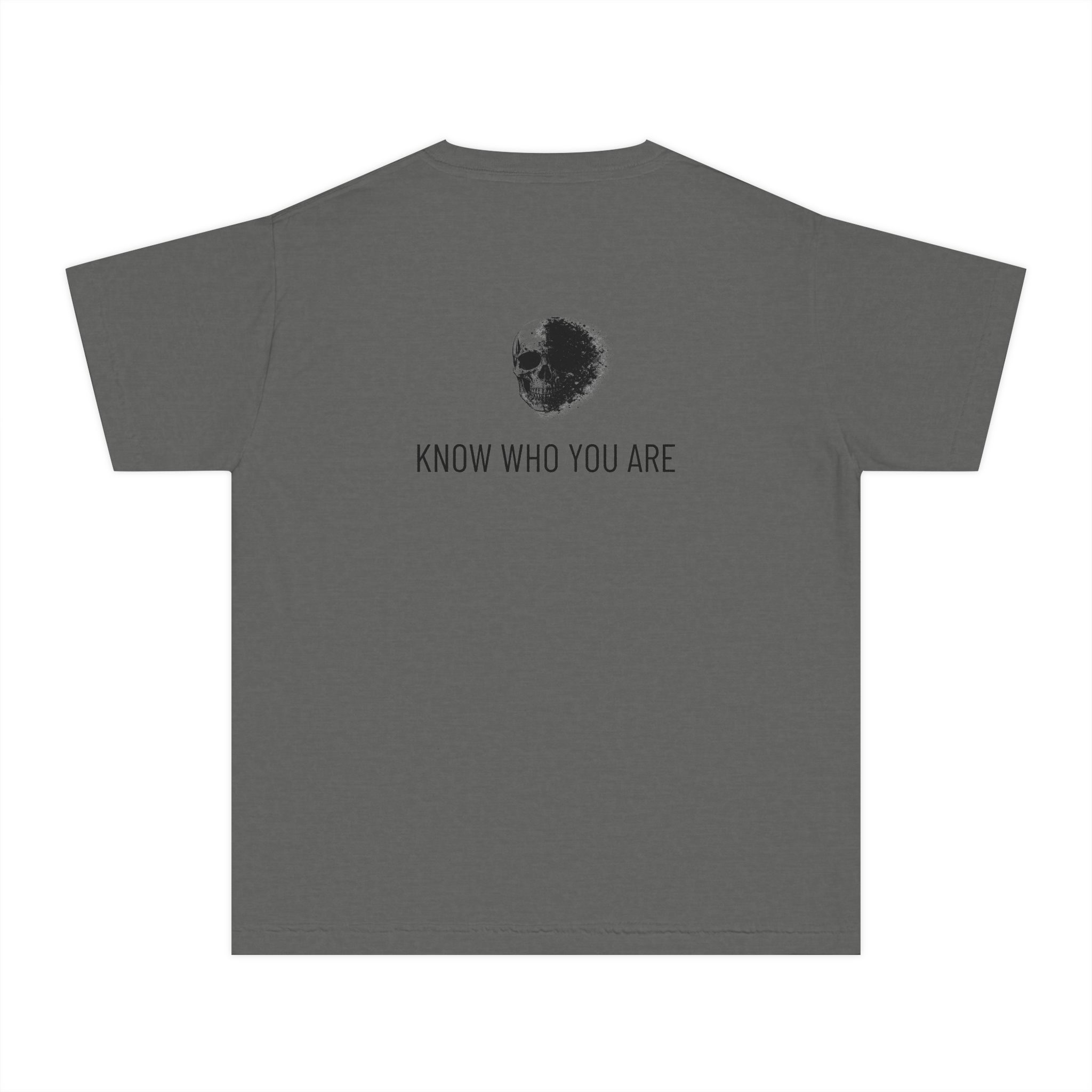 TEST GRAND MERE Youth Tee — 'Know Who You Are' Skull Graphic - Image 7