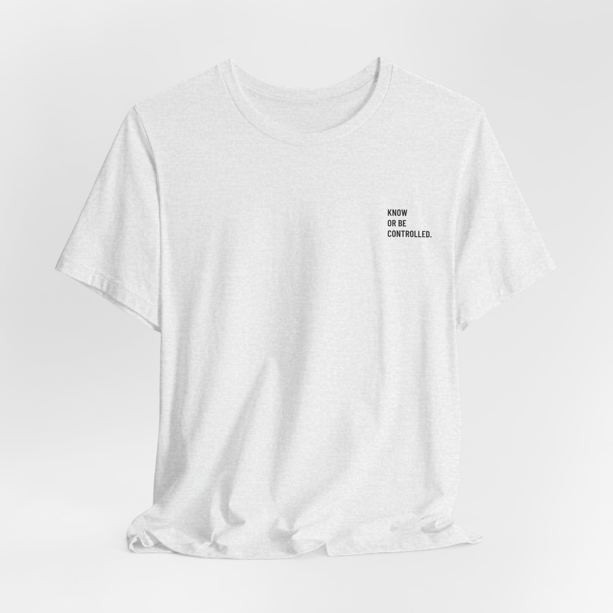 Minimalist Chest Script Tee — 'Kinda Out Of Control' Casual Graphic T‑Shirt - Image 13