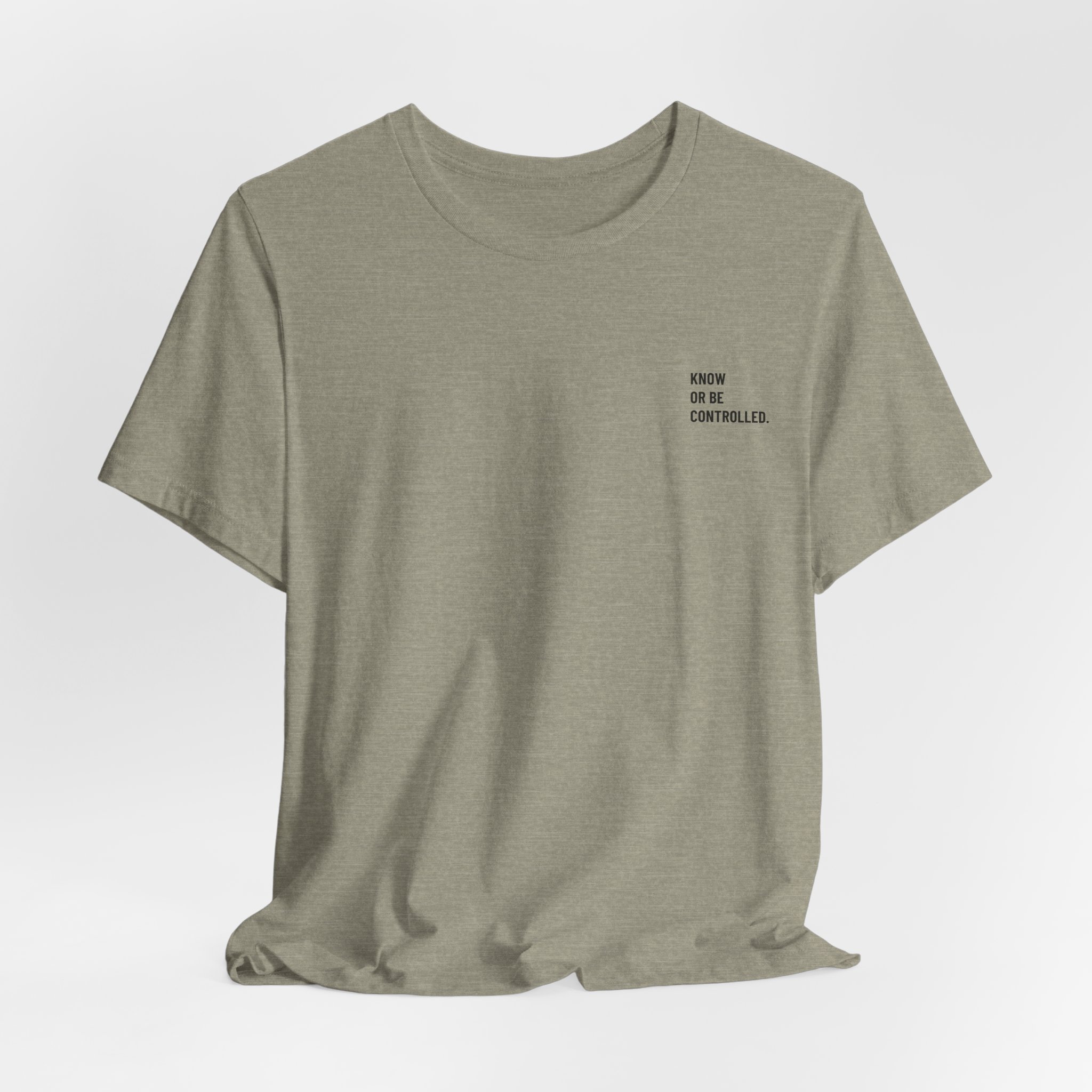 Minimalist Chest Script Tee — 'Kinda Out Of Control' Casual Graphic T‑Shirt - Image 33