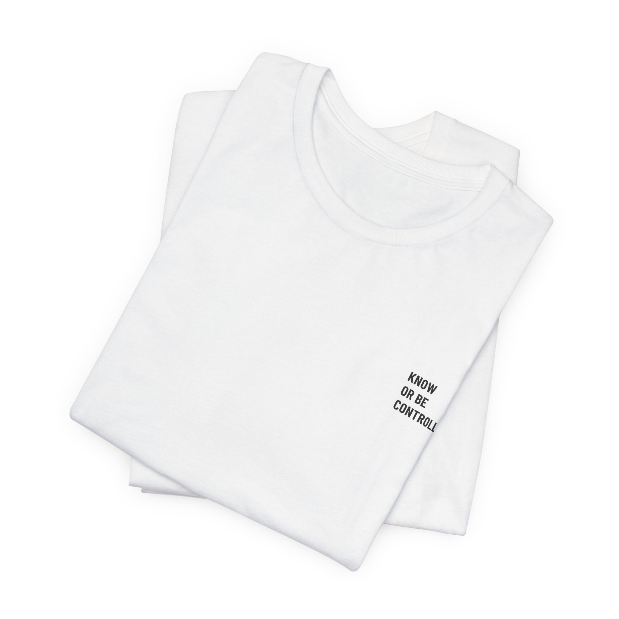 Minimalist Chest Script Tee — 'Kinda Out Of Control' Casual Graphic T‑Shirt - Image 4