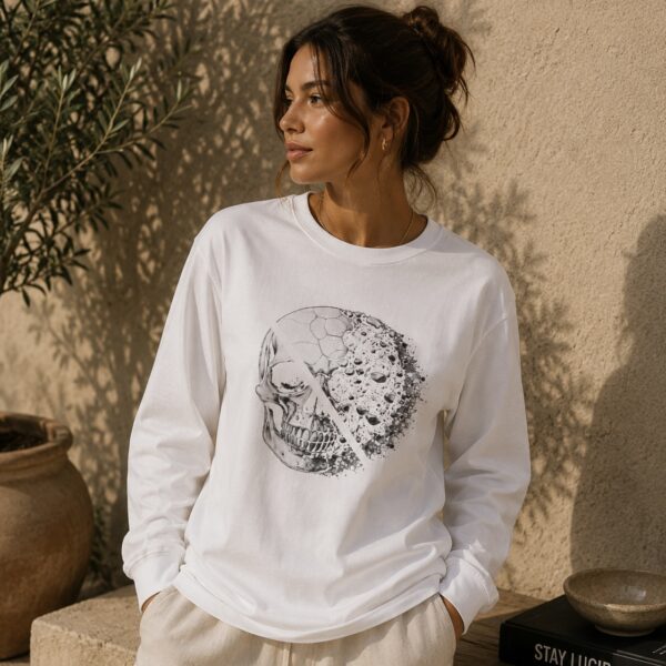 Skull Moon Long Sleeve Tee