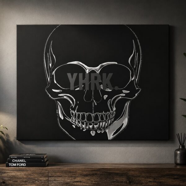 Skull Art Canvas Print
