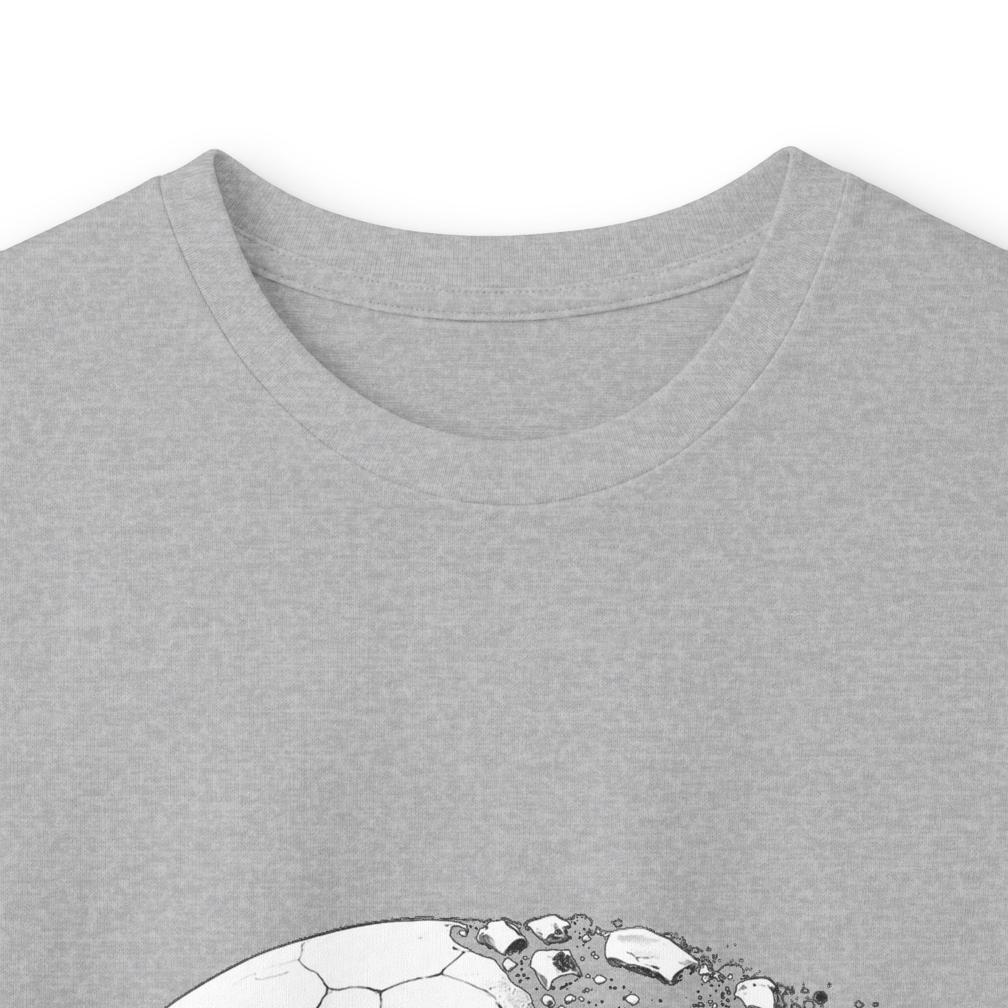 Skull Moon Long Sleeve Tee — Split Skull & Floral Moon Graphic - Image 13