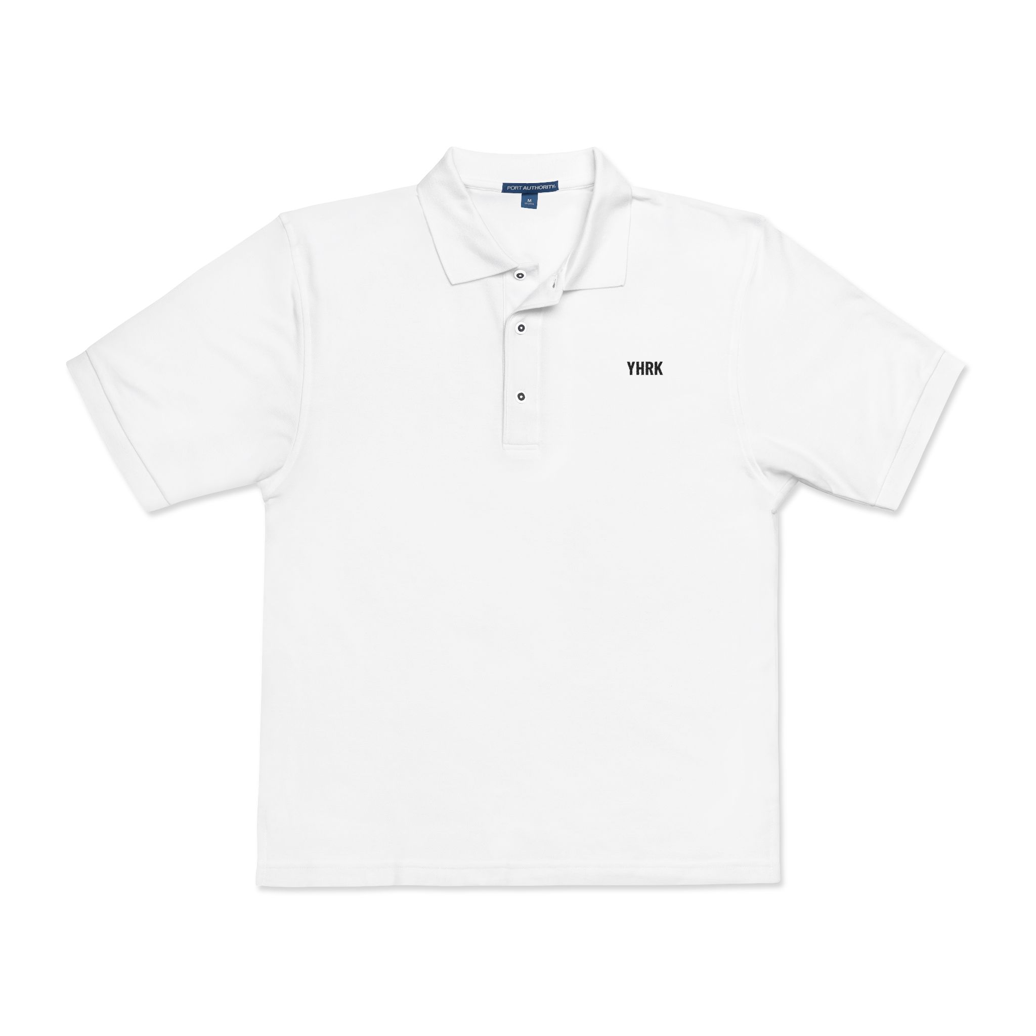 Minimalist Embroidered Polo Shirt - 'YANK' Chest Logo - Image 2