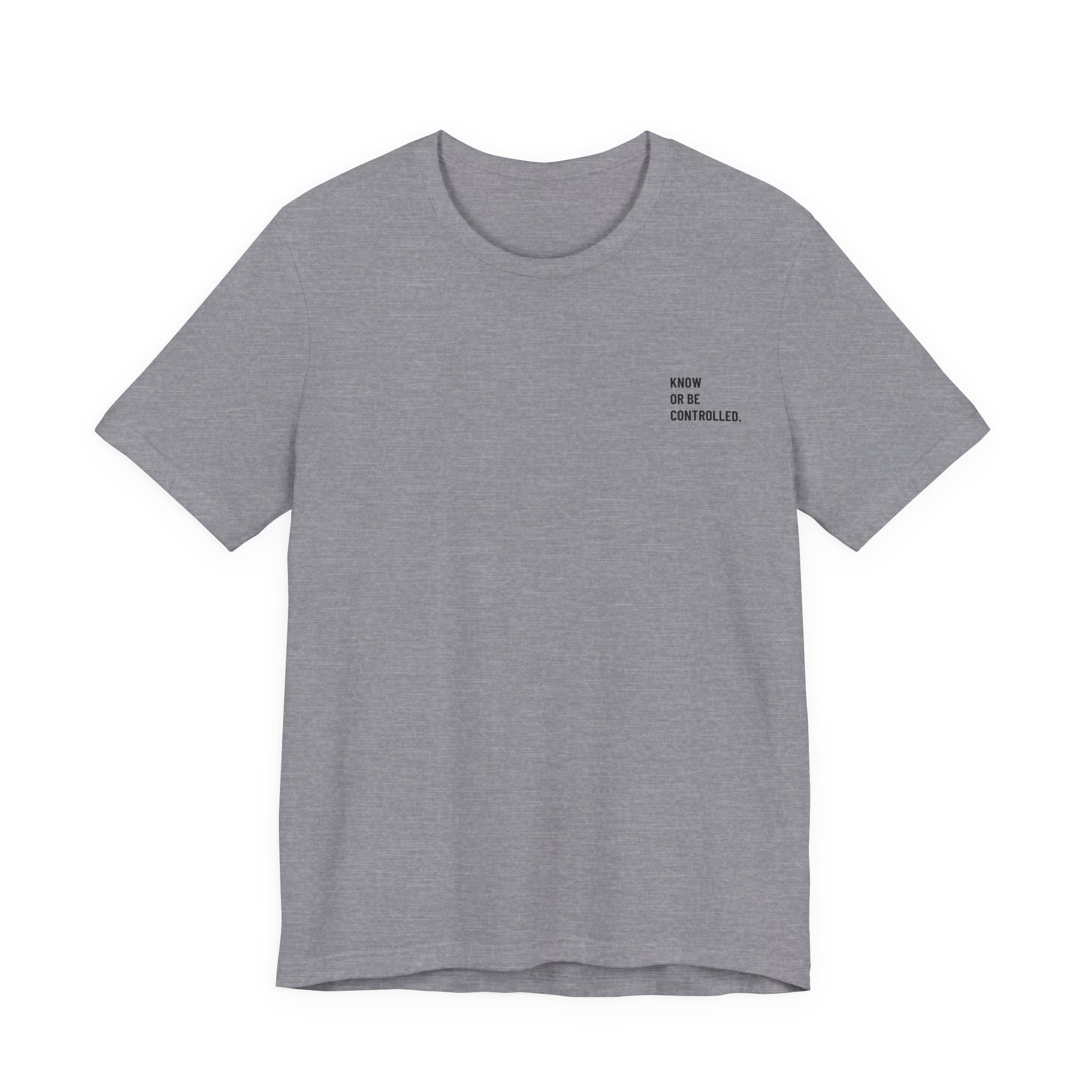 Minimalist Chest Script Tee — 'Kinda Out Of Control' Casual Graphic T‑Shirt - Image 42