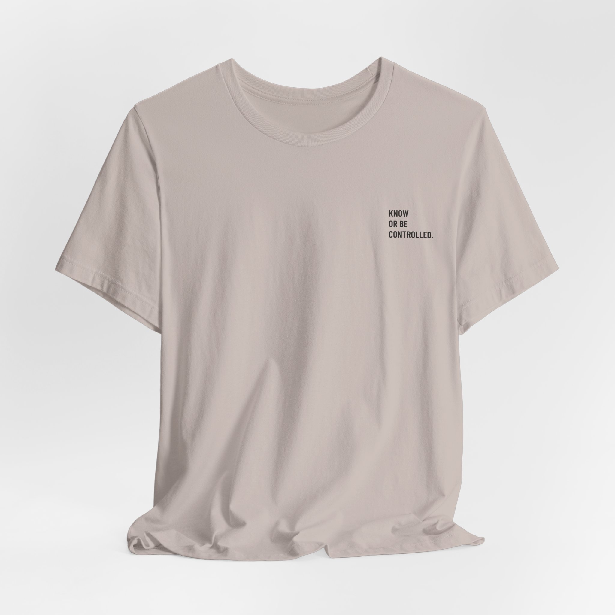 Minimalist Chest Script Tee — 'Kinda Out Of Control' Casual Graphic T‑Shirt - Image 37