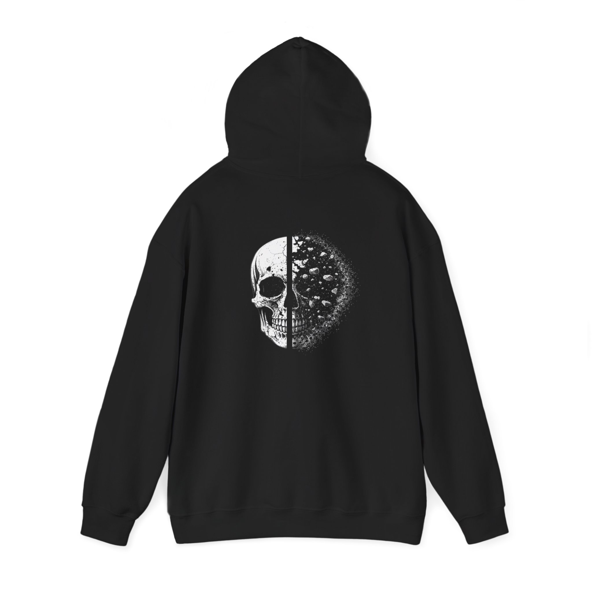 Skull Half-Dandelion Hoodie — YHRK. Graphic Pullover - Image 4