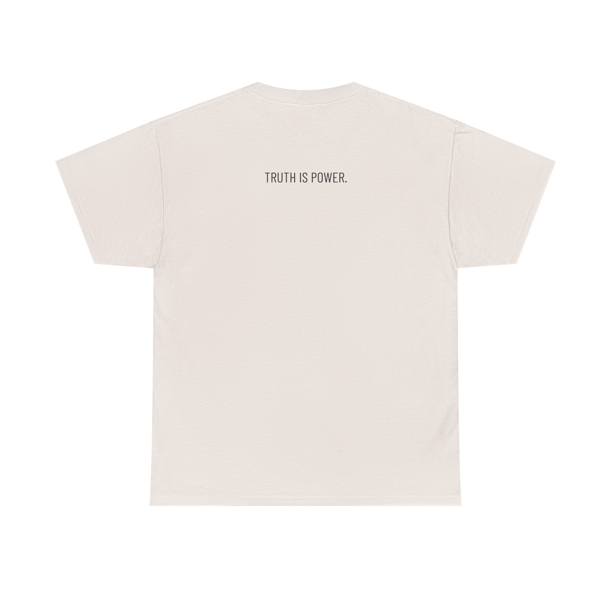 Skull Split Graphic Tee – “Truth Is Power” Statement T-Shirt - Image 19