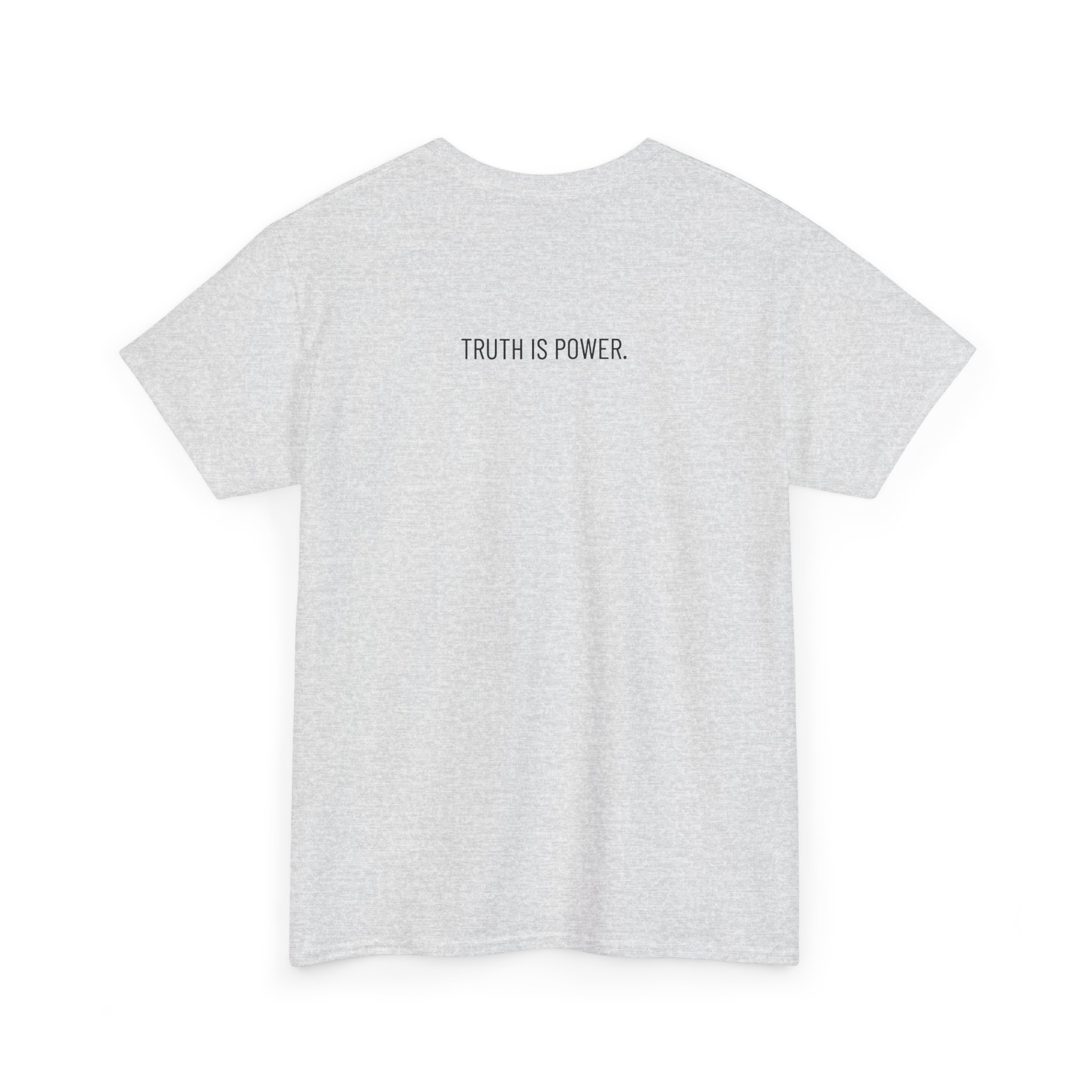 Skull Split Graphic Tee – “Truth Is Power” Statement T-Shirt - Image 13