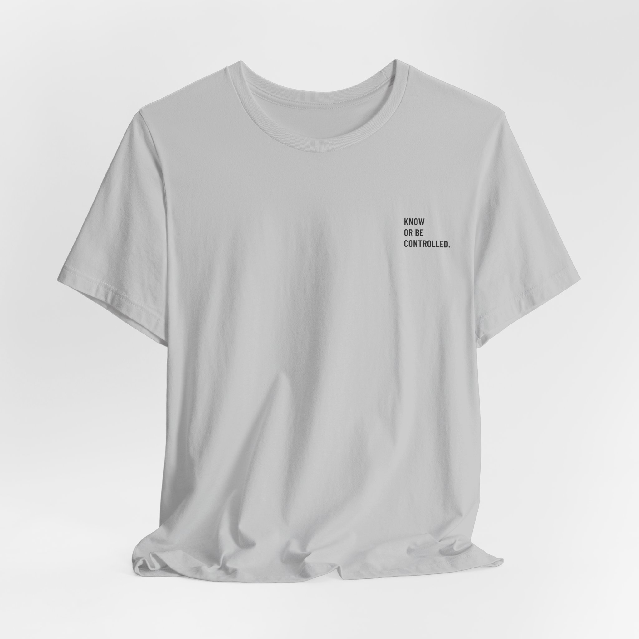 Minimalist Chest Script Tee — 'Kinda Out Of Control' Casual Graphic T‑Shirt - Image 17