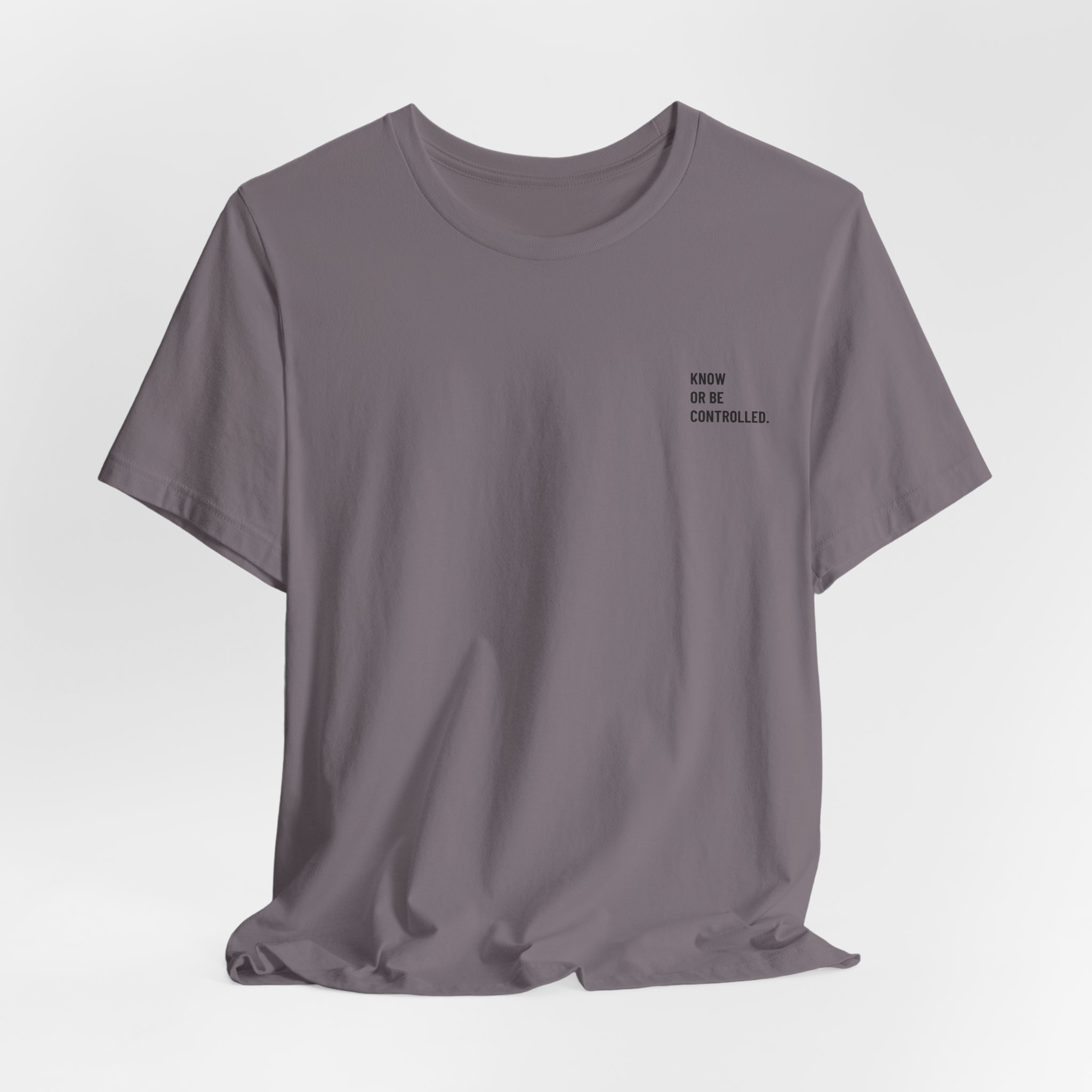 Minimalist Chest Script Tee — 'Kinda Out Of Control' Casual Graphic T‑Shirt - Image 53