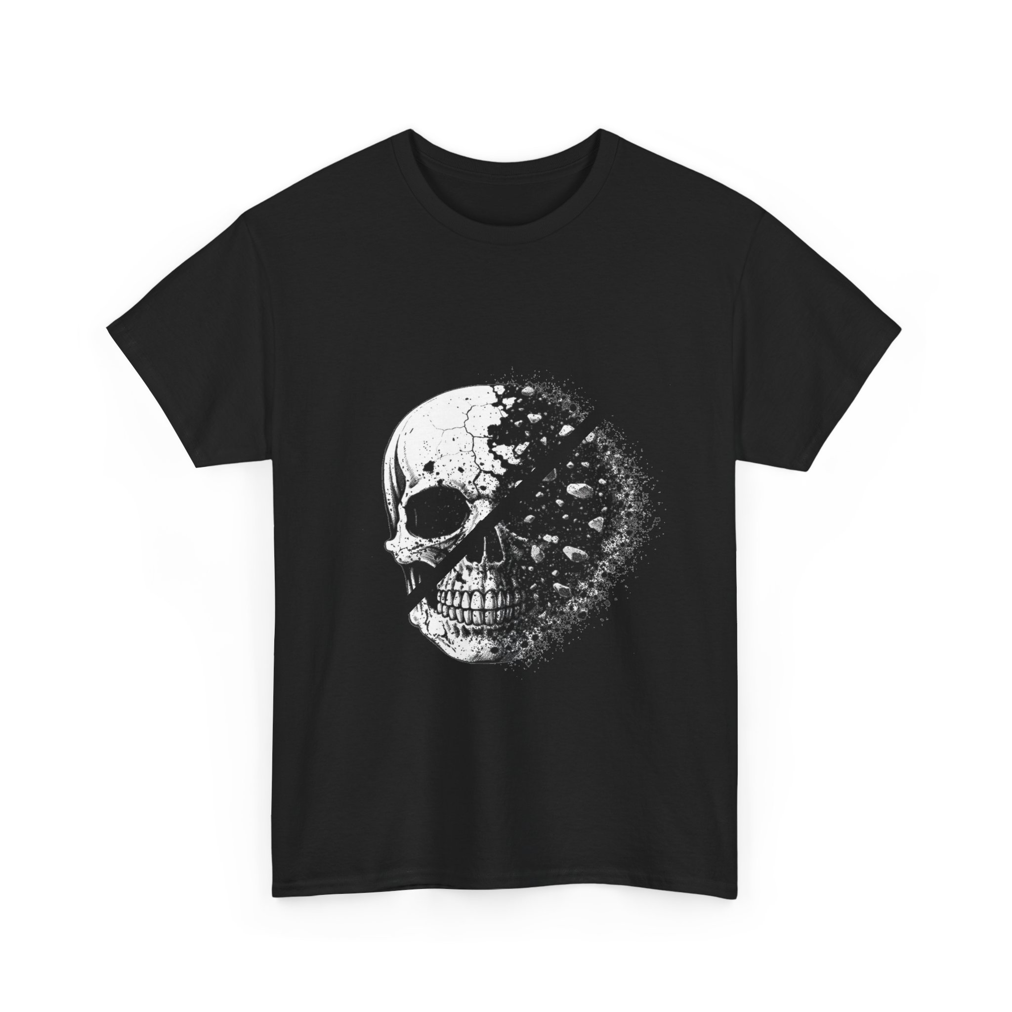 Skull Split Graphic Tee – “Truth Is Power” Statement T-Shirt - Image 16