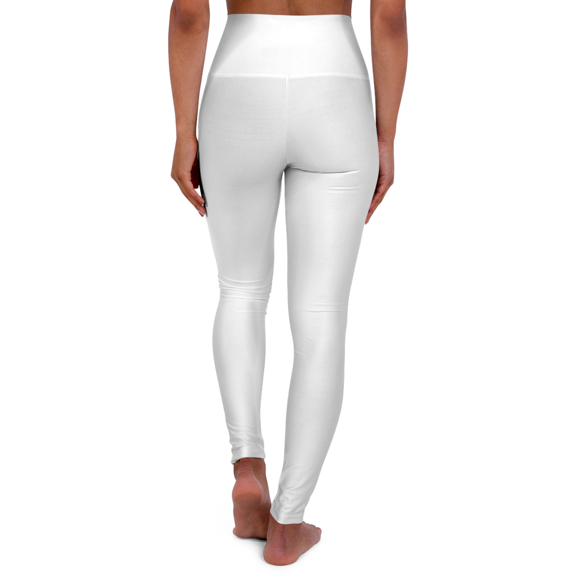 High-Waisted Yoga Leggings — All-Over Print Athletic Leggings - Image 3