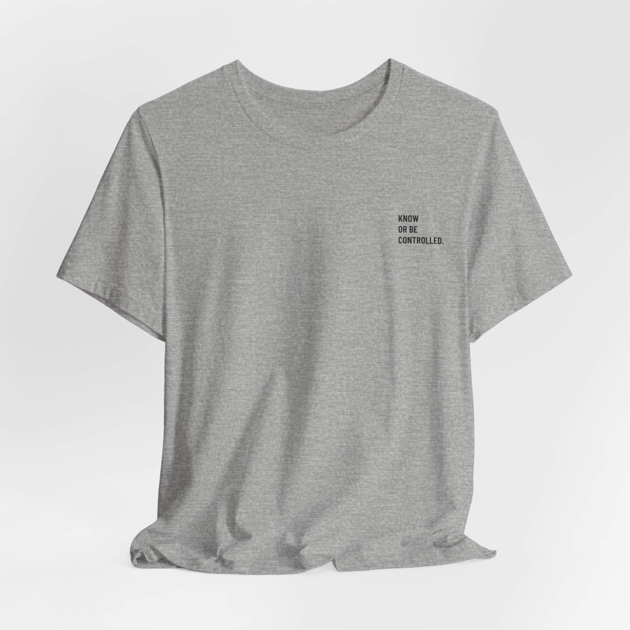 Minimalist Chest Script Tee — 'Kinda Out Of Control' Casual Graphic T‑Shirt - Image 41