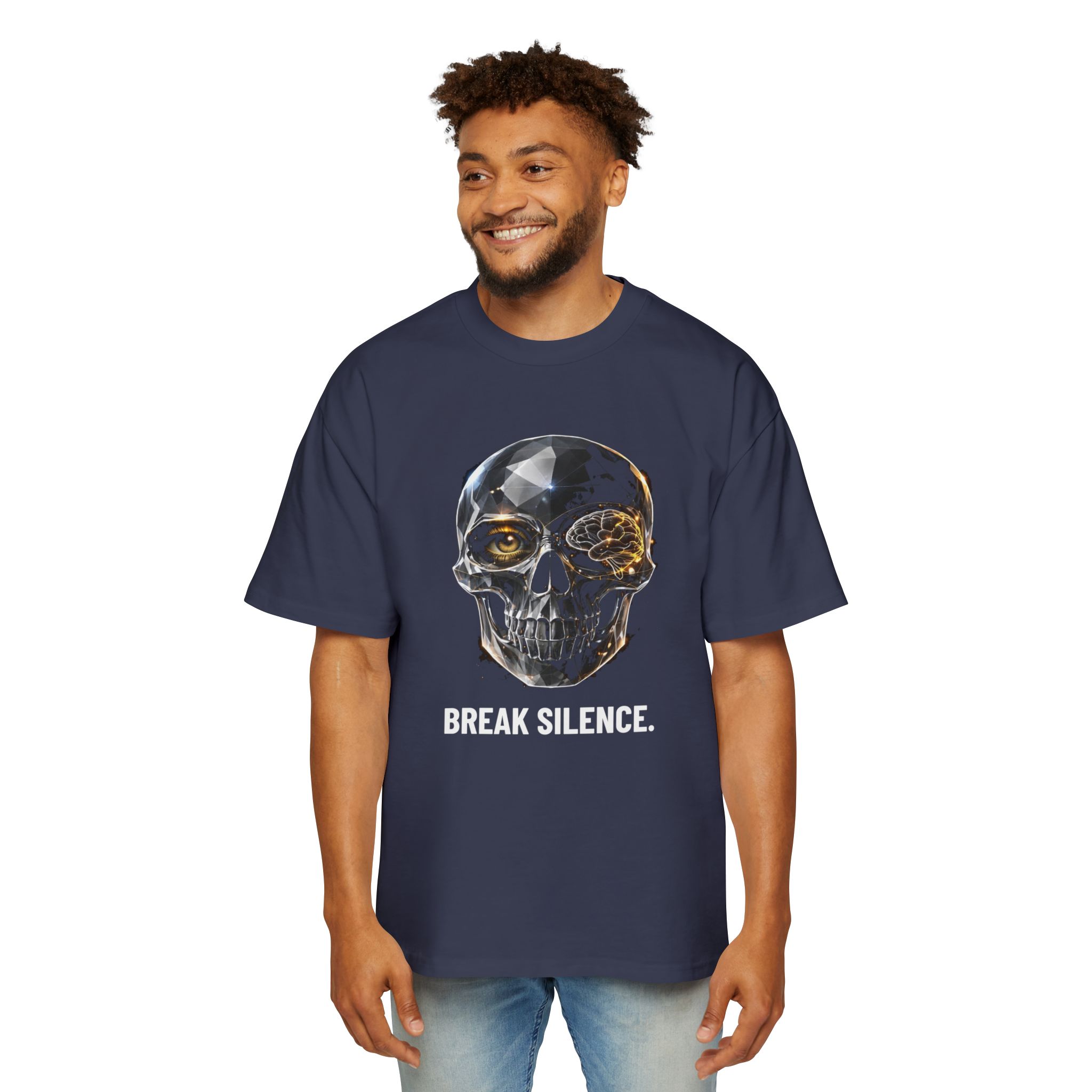BREAK SILENCE. / SKULL_LVL4_5000x5000 - T-shirt oversize - Image 15