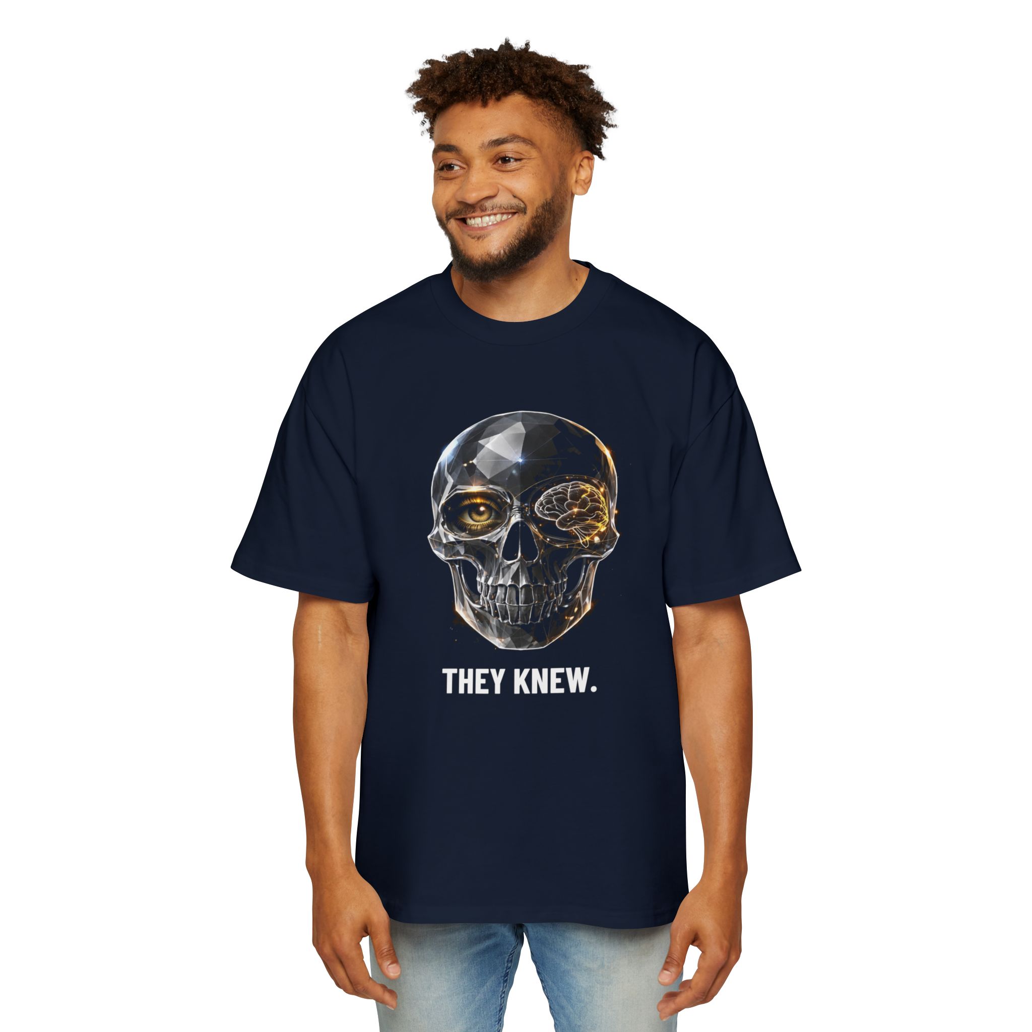THEY KNEW. / SKULL_LVL4_5000x5000 - T-shirt oversize - Image 11