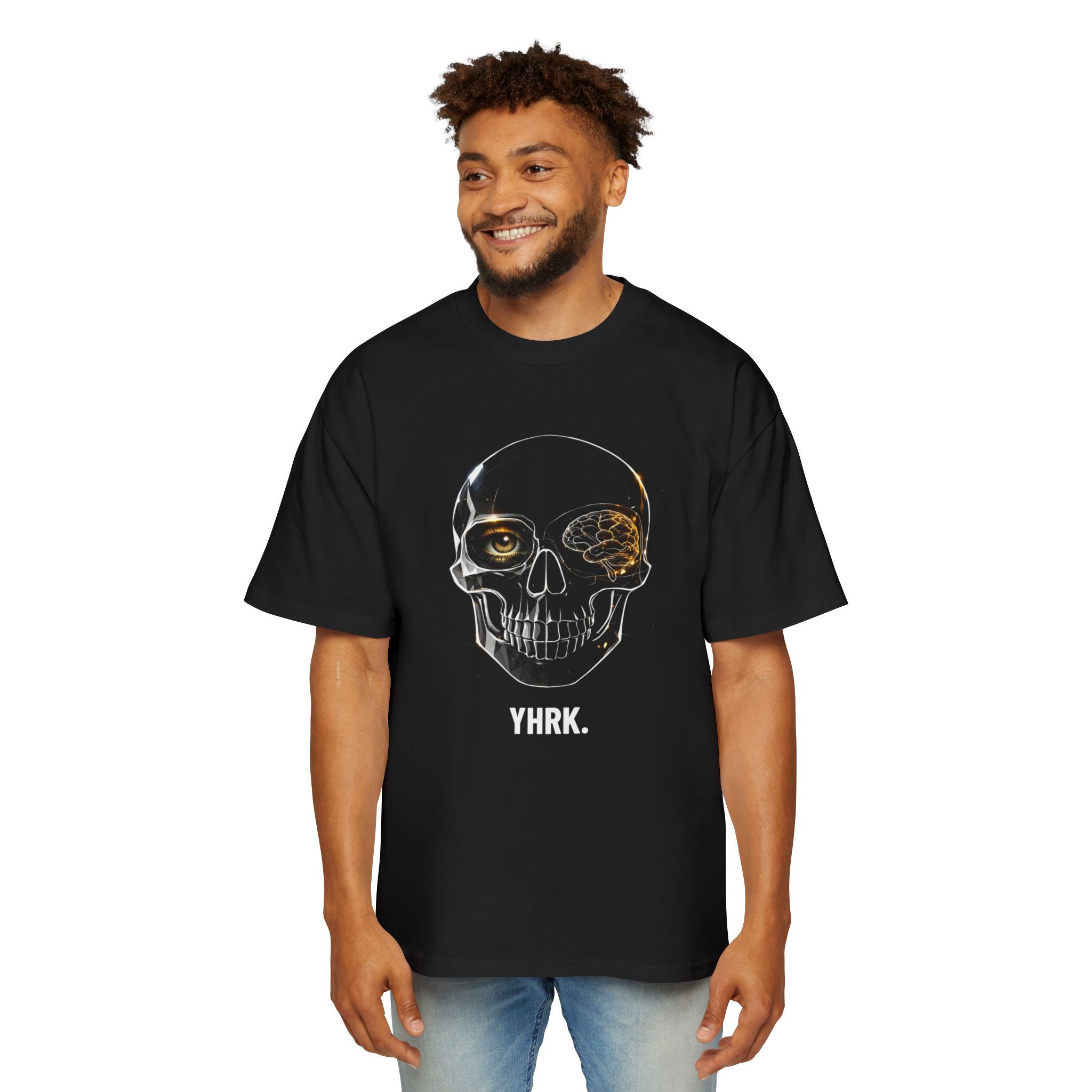 YHRK. / SKULL_LVL3_5000x5000 - T-shirt oversize - Image 3