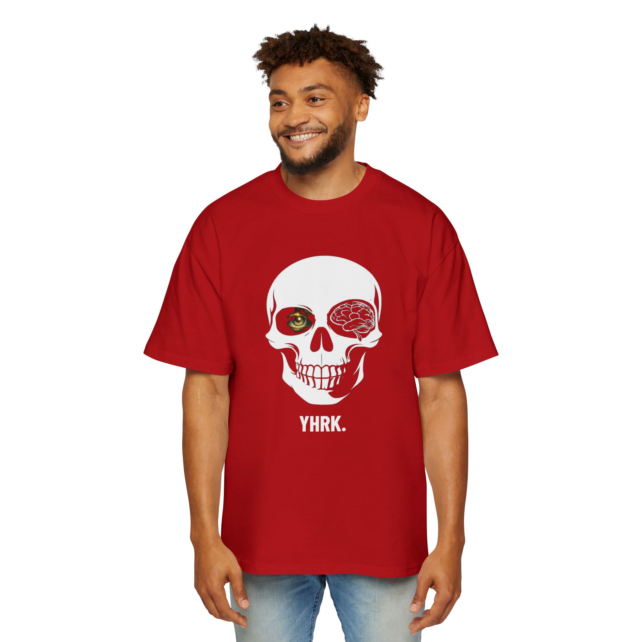YHRK. / SKULL_LVL2_5000x5000 - T-shirt oversize - Image 7