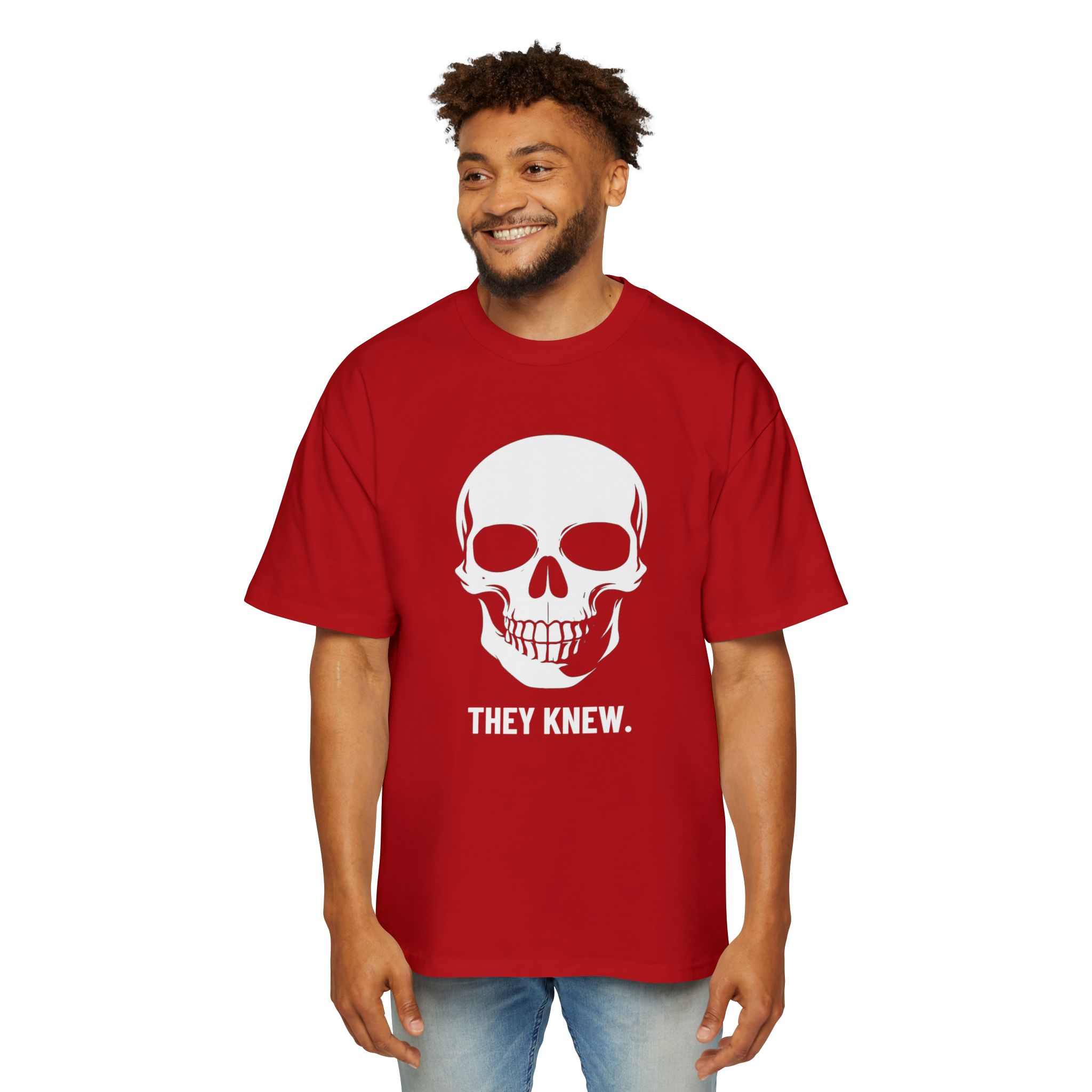 THEY KNEW. / SKULL_LVL1_5000x5000 - T-shirt oversize - Image 7