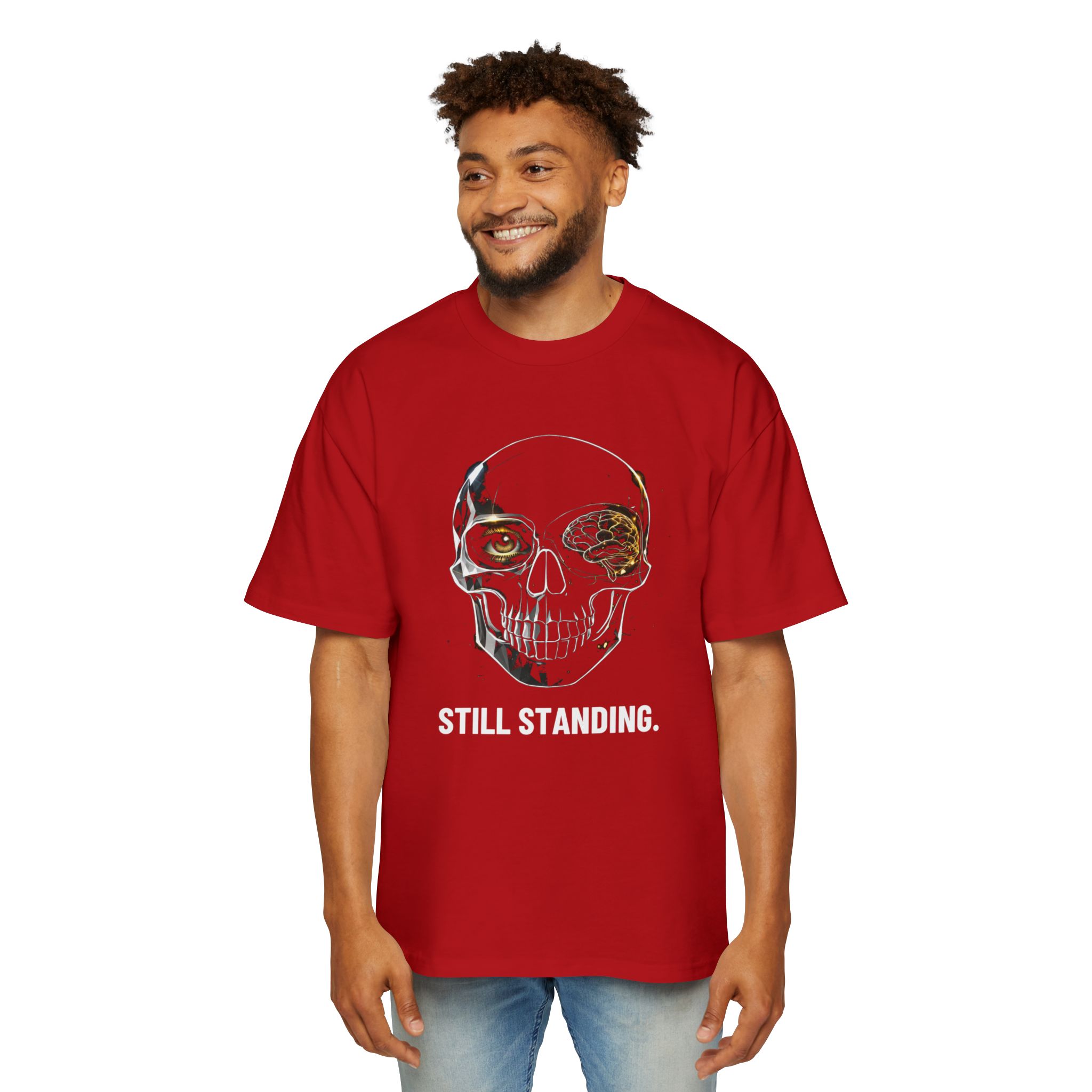 STILL STANDING. / SKULL_LVL3_5000x5000 - T-shirt oversize - Image 7