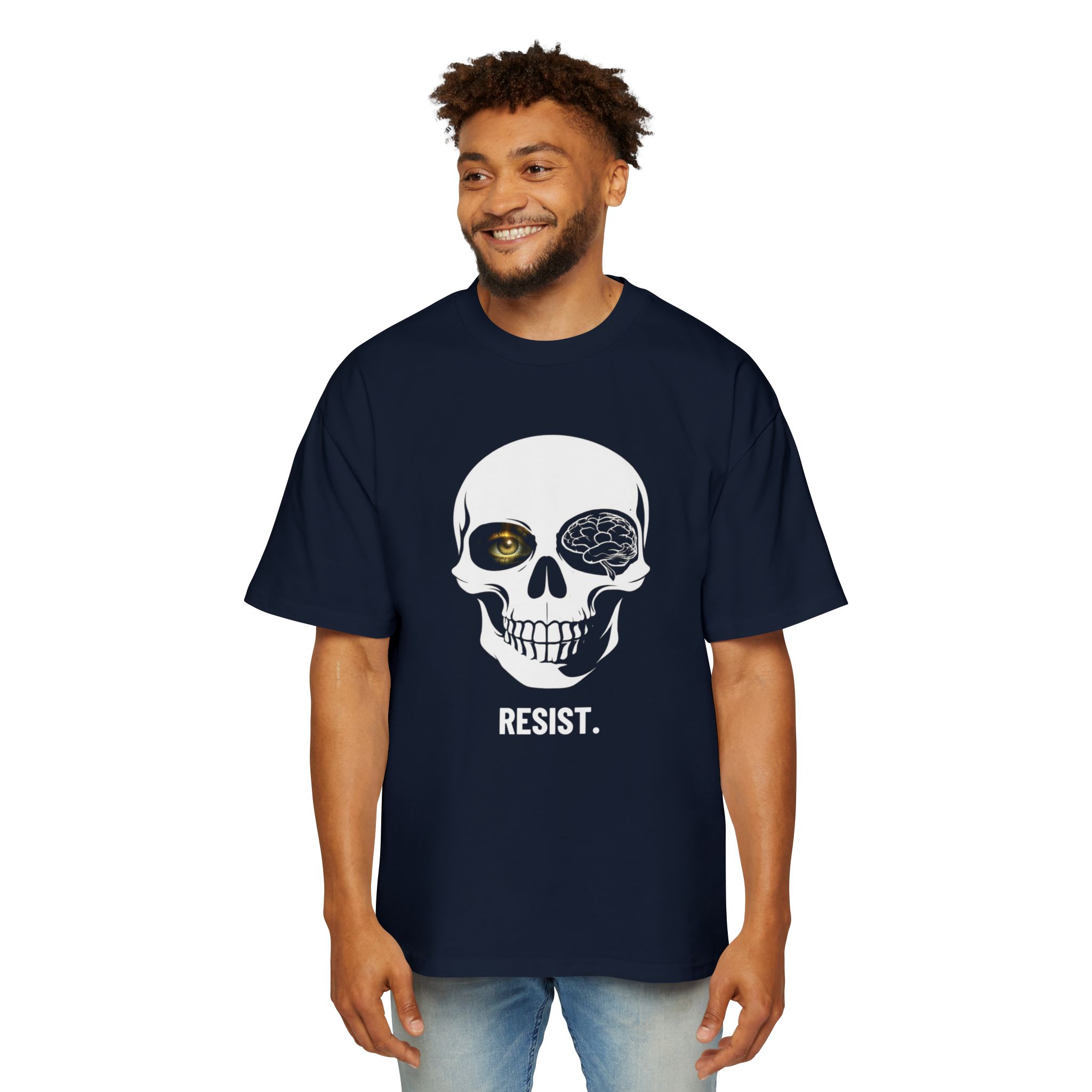 RESIST. / SKULL_LVL2_5000x5000 - T-shirt oversize - Image 11