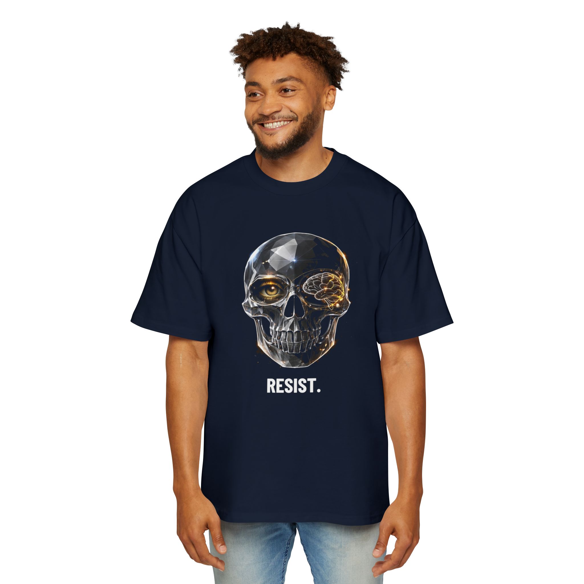 RESIST. / SKULL_LVL4_5000x5000 - T-shirt oversize - Image 11