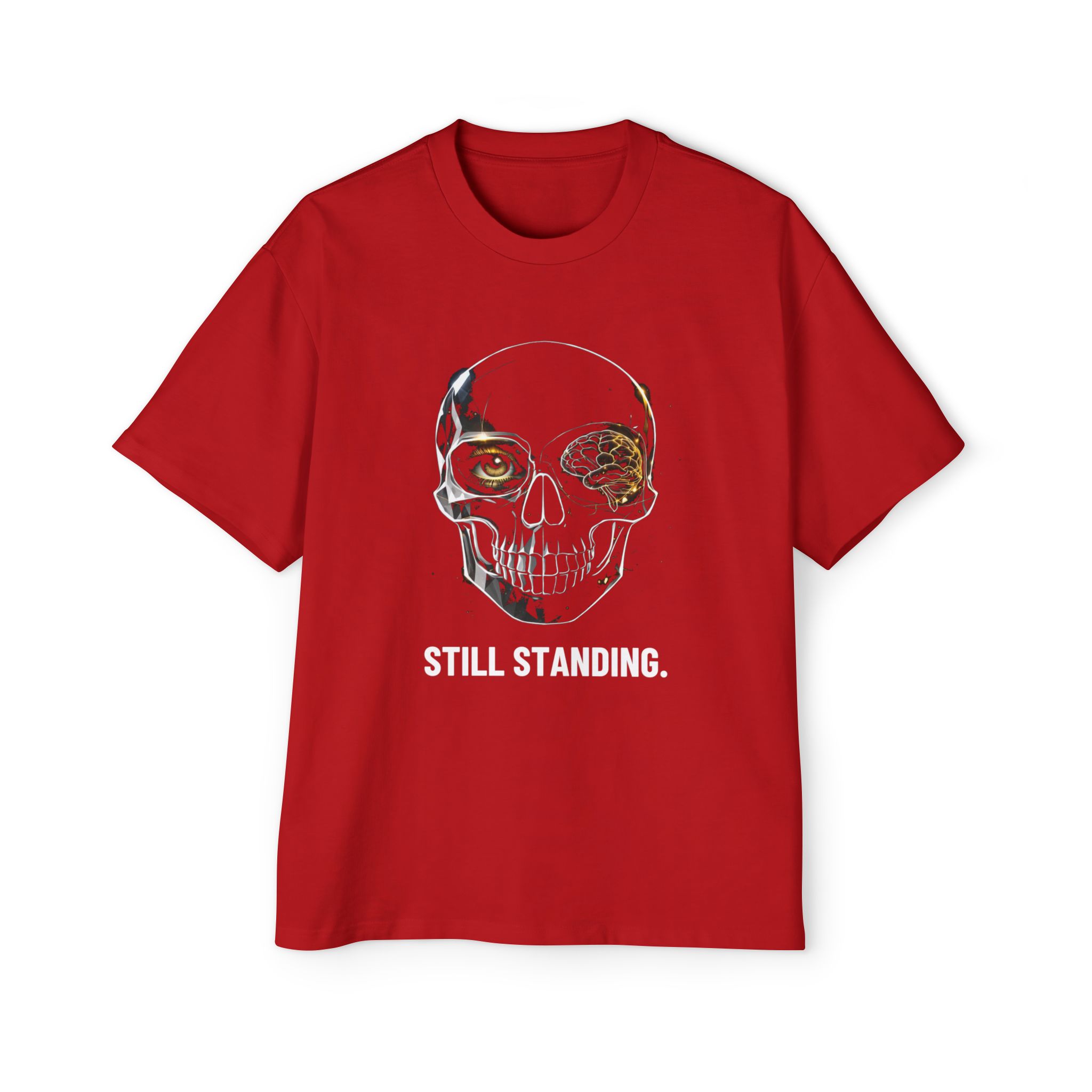 STILL STANDING. / SKULL_LVL3_5000x5000 - T-shirt oversize - Image 5