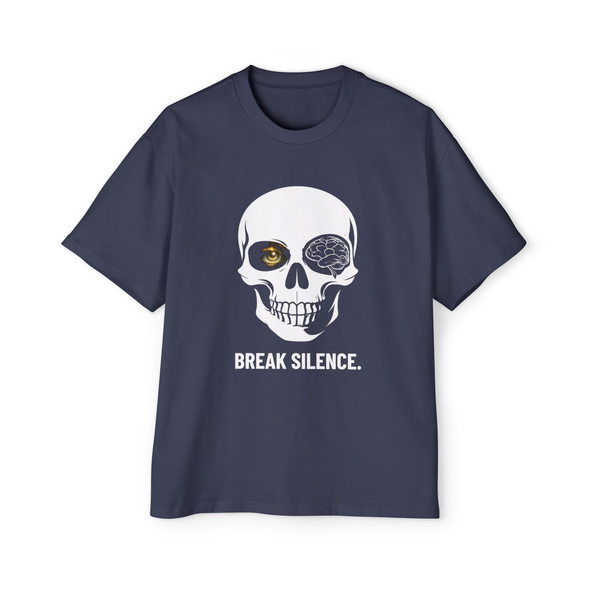 BREAK SILENCE. / SKULL_LVL2_5000x5000 - T-shirt oversize - Image 13