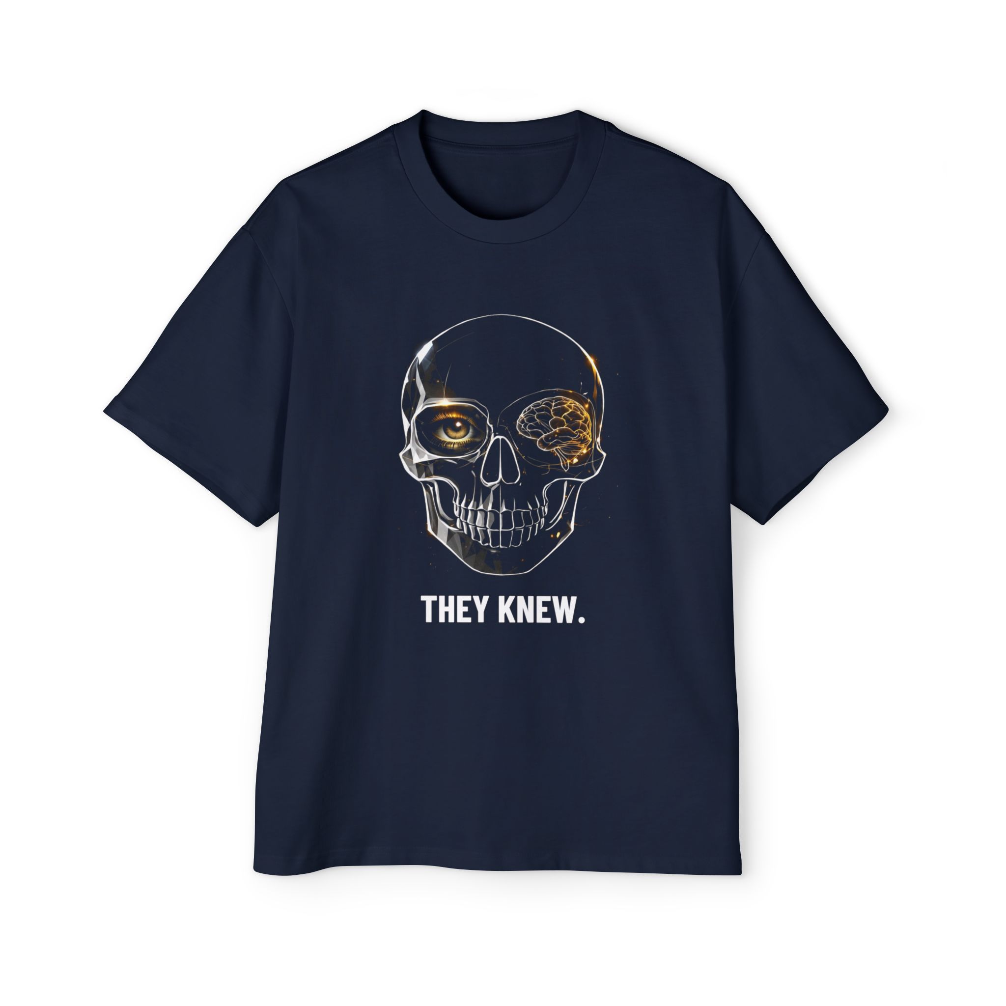 THEY KNEW. / SKULL_LVL3_5000x5000 - T-shirt oversize - Image 9