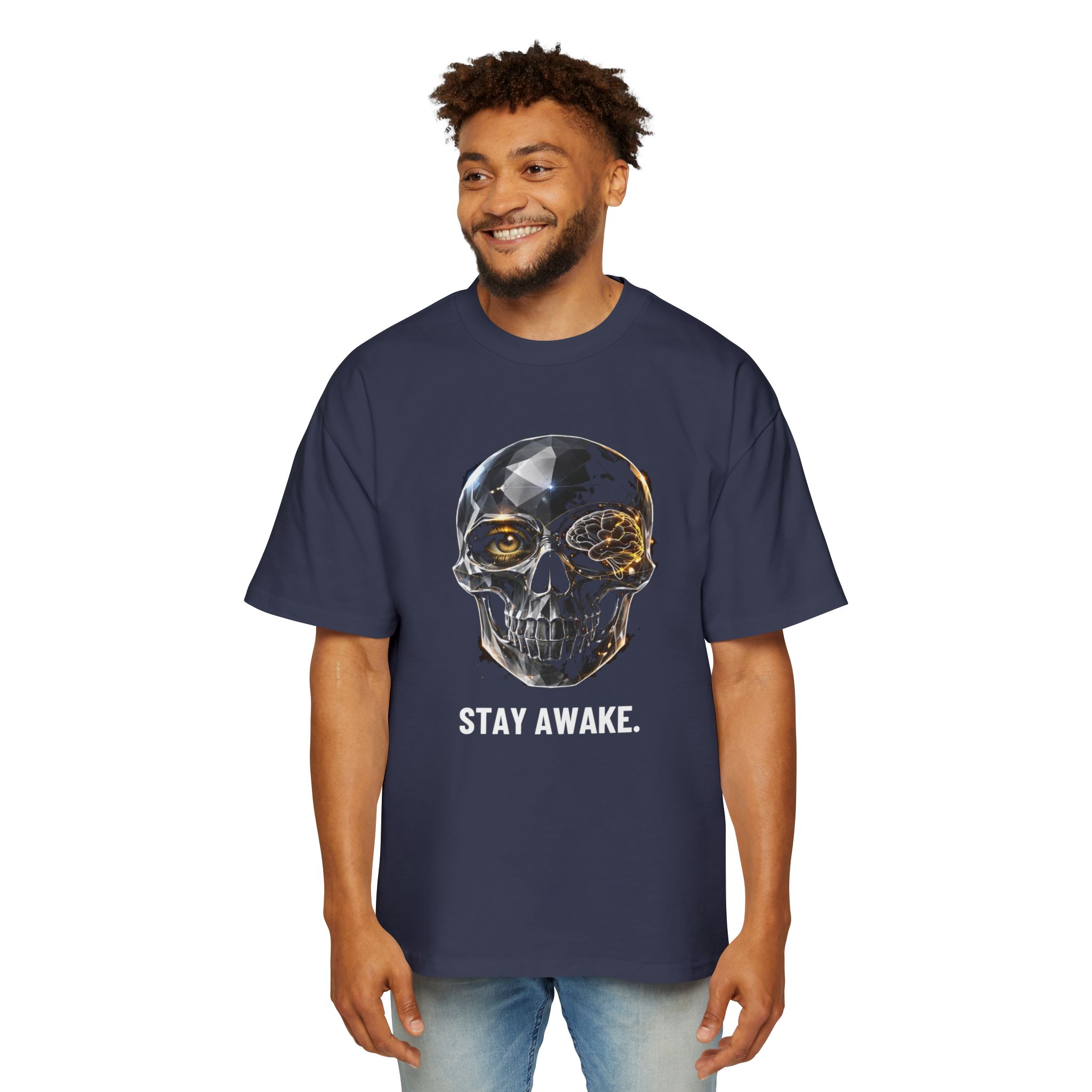 STAY AWAKE. / SKULL_LVL4_5000x5000 - T-shirt oversize - Image 15