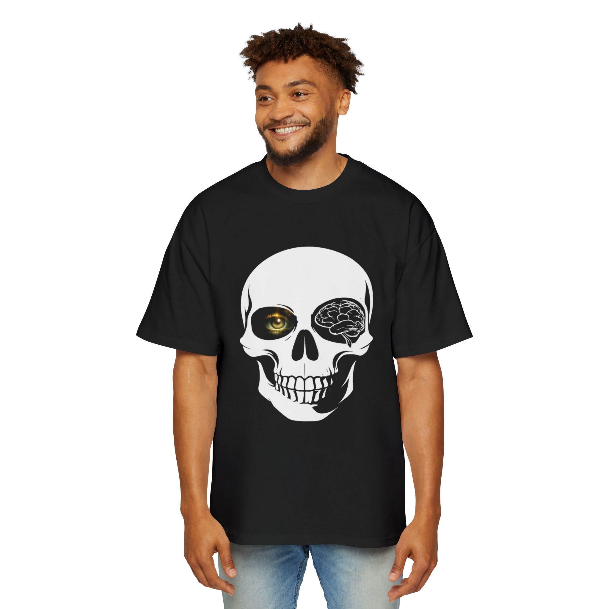 SKULL_LVL2_5000x5000 - T-shirt oversize - Image 3