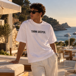 THINK DEEPER. - T-shirt oversize